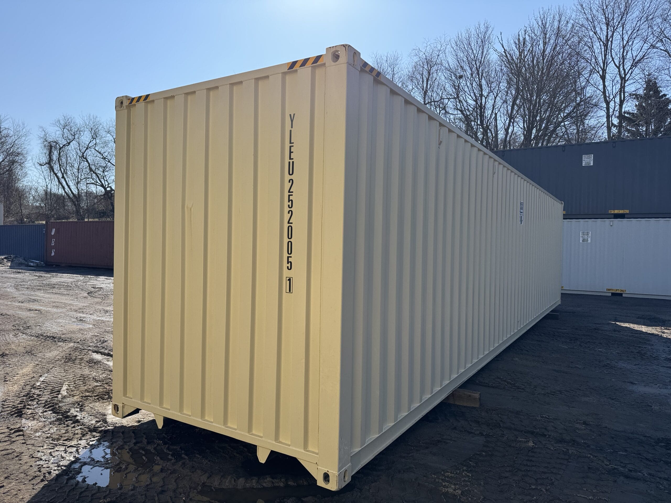 40ft New High Cube Shipping Container – Wind & Watertight – Beige — 40ft — new (image 12 of 12)