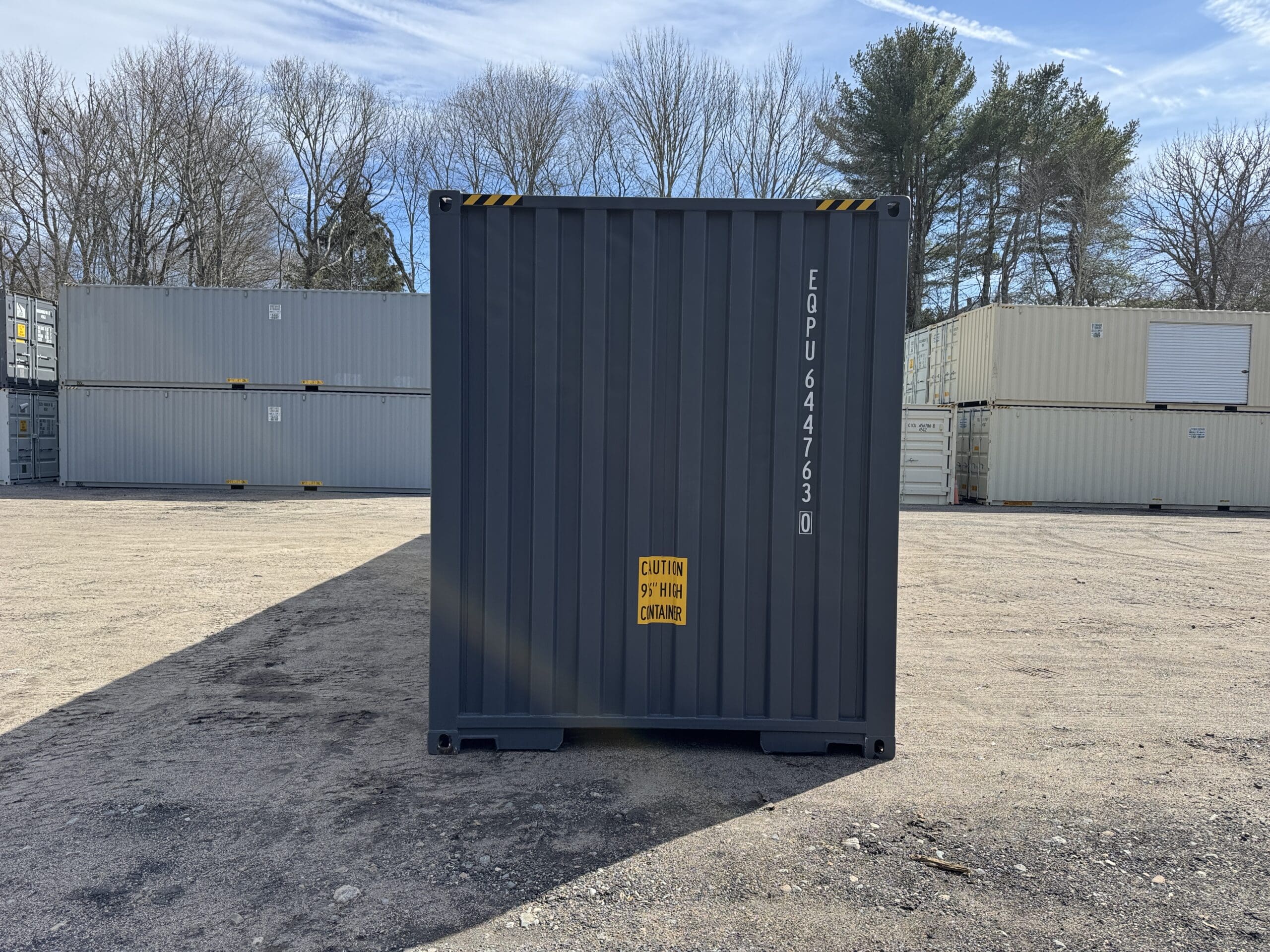 40ft New High Cube Shipping Container – Wind & Watertight – Dk Gray — 40ft — new (image 11 of 12)