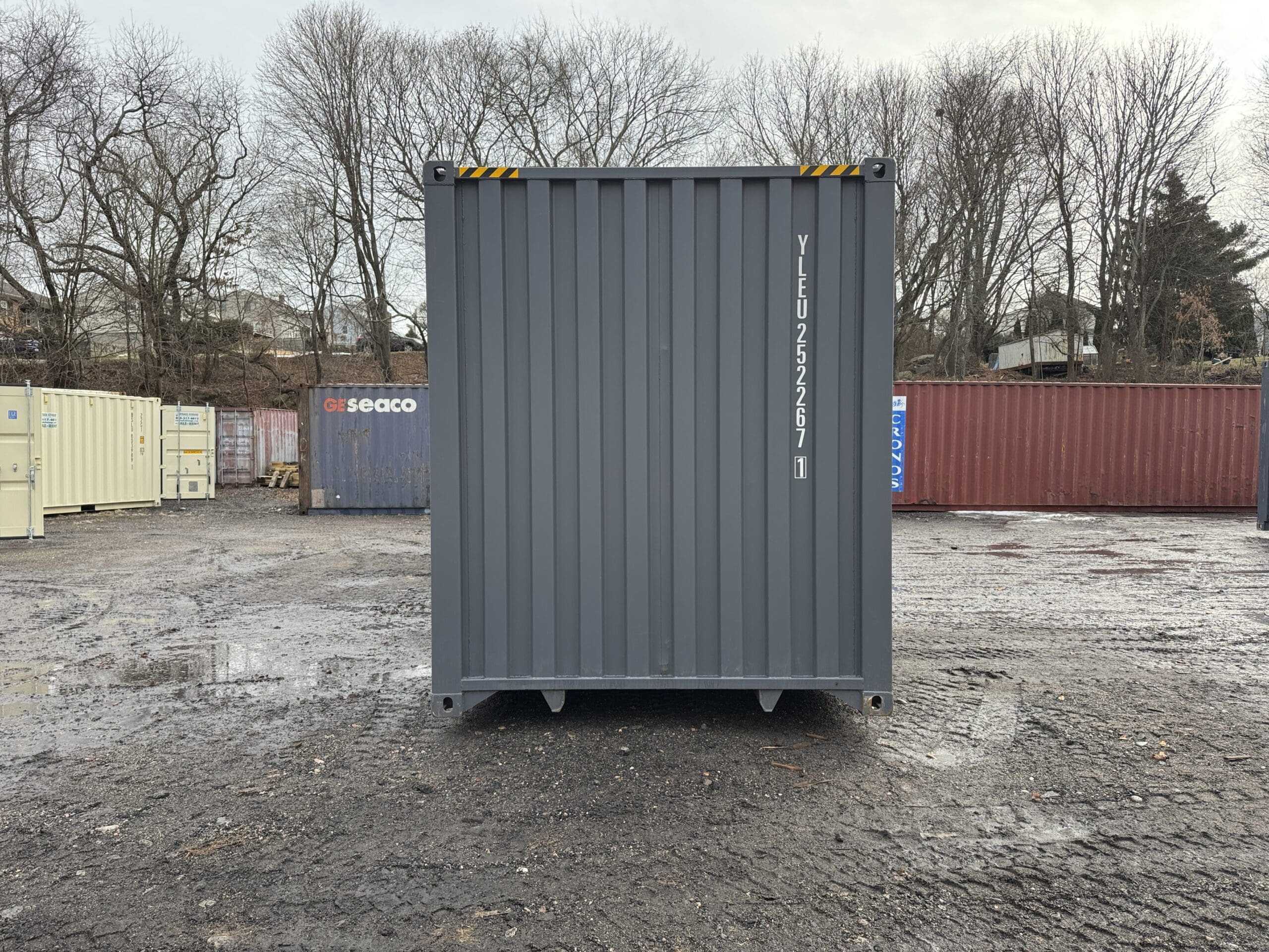 40ft New High Cube Shipping Container – Wind & Watertight – Dk Gray — 40ft — new (image 11 of 12)