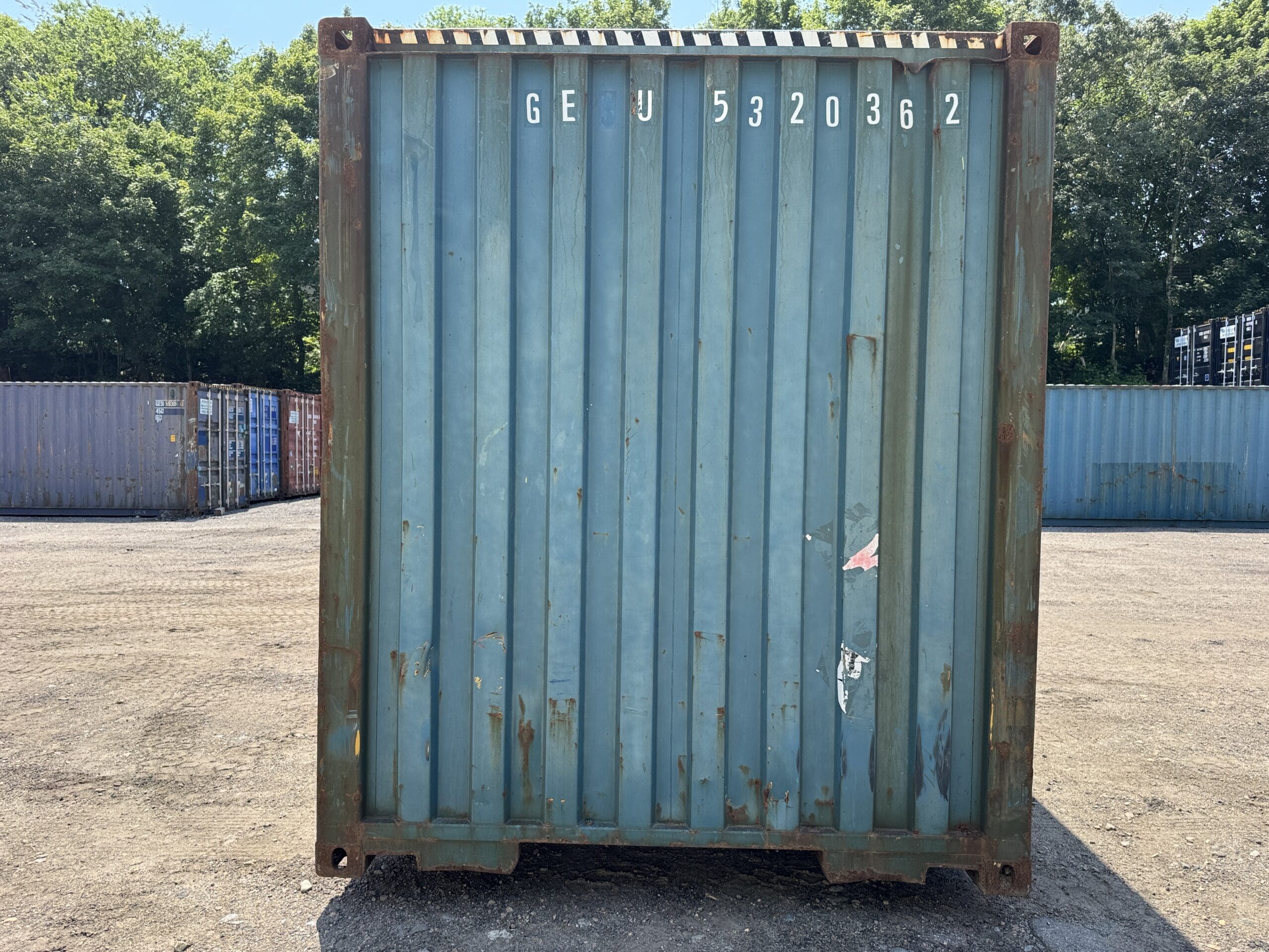 40ft Used High Cube Shipping Container – Wind & Watertight – Blue — 40ft — used (image 8 of 12)