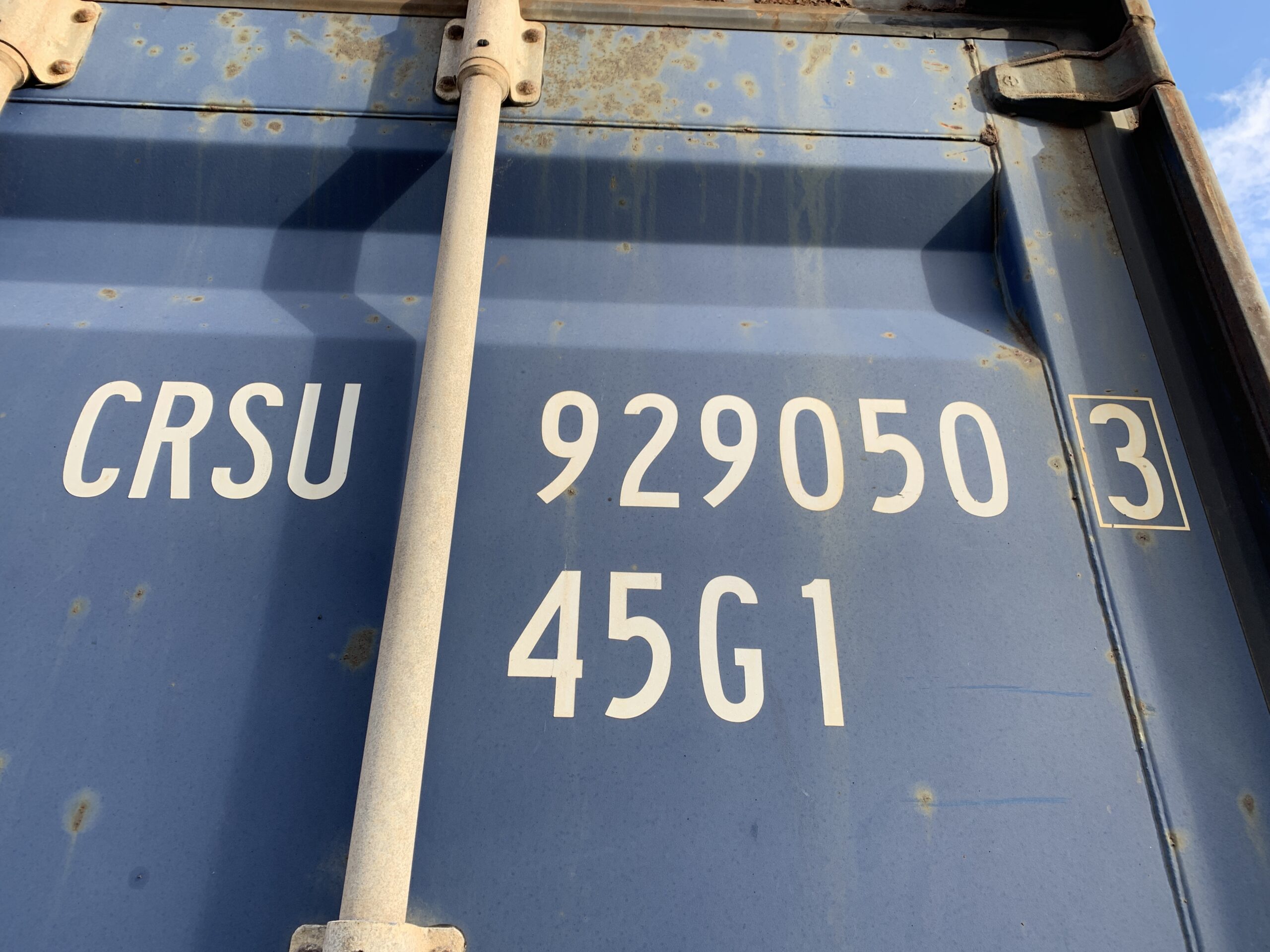 40ft As-Is High Cube Shipping Container – Wind & Watertight – Blue — 40ft — as_is (image 2 of 12)