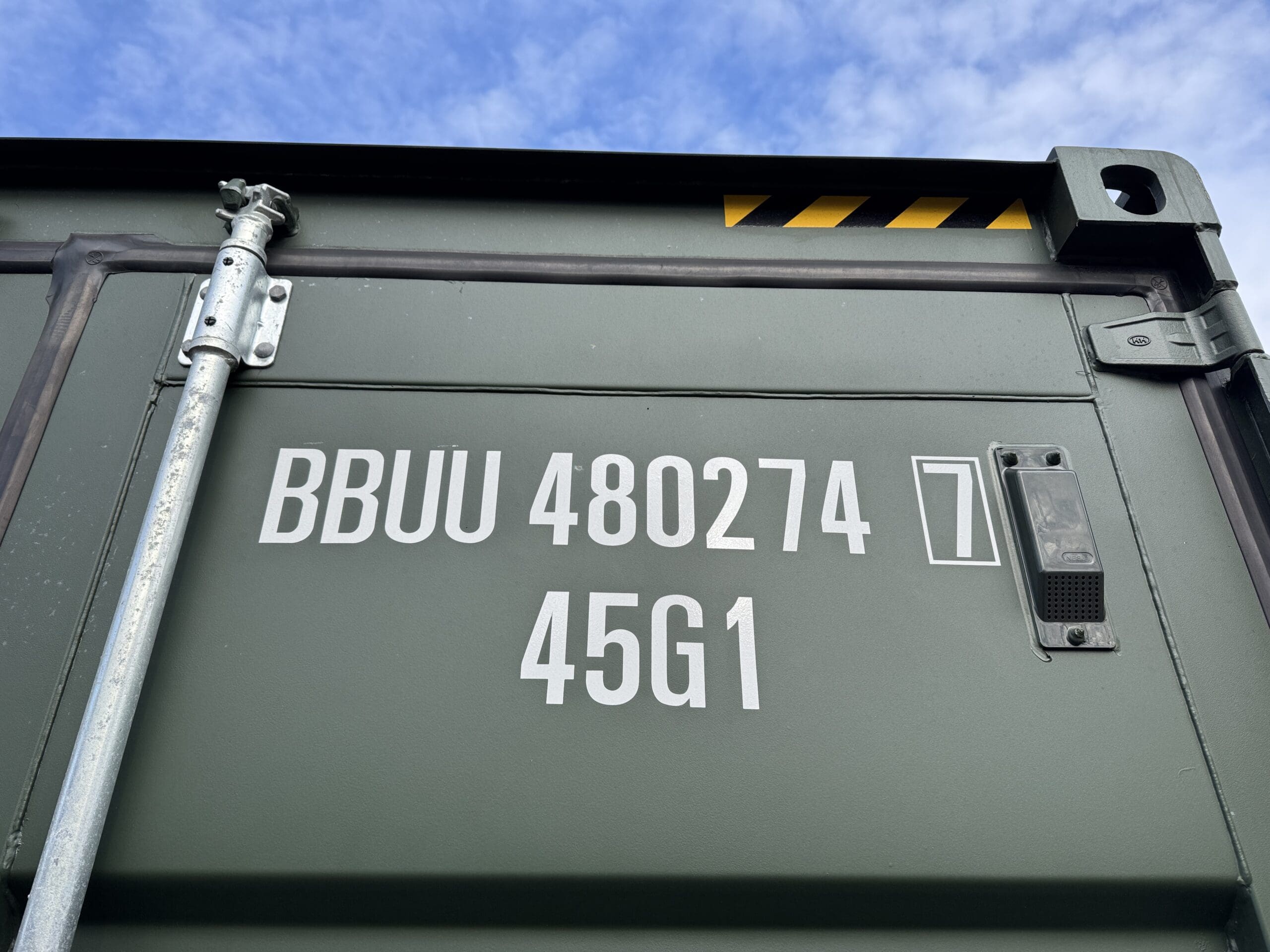 40ft New High Cube Shipping Container – Wind & Watertight – Green — 40ft — new (image 2 of 12)