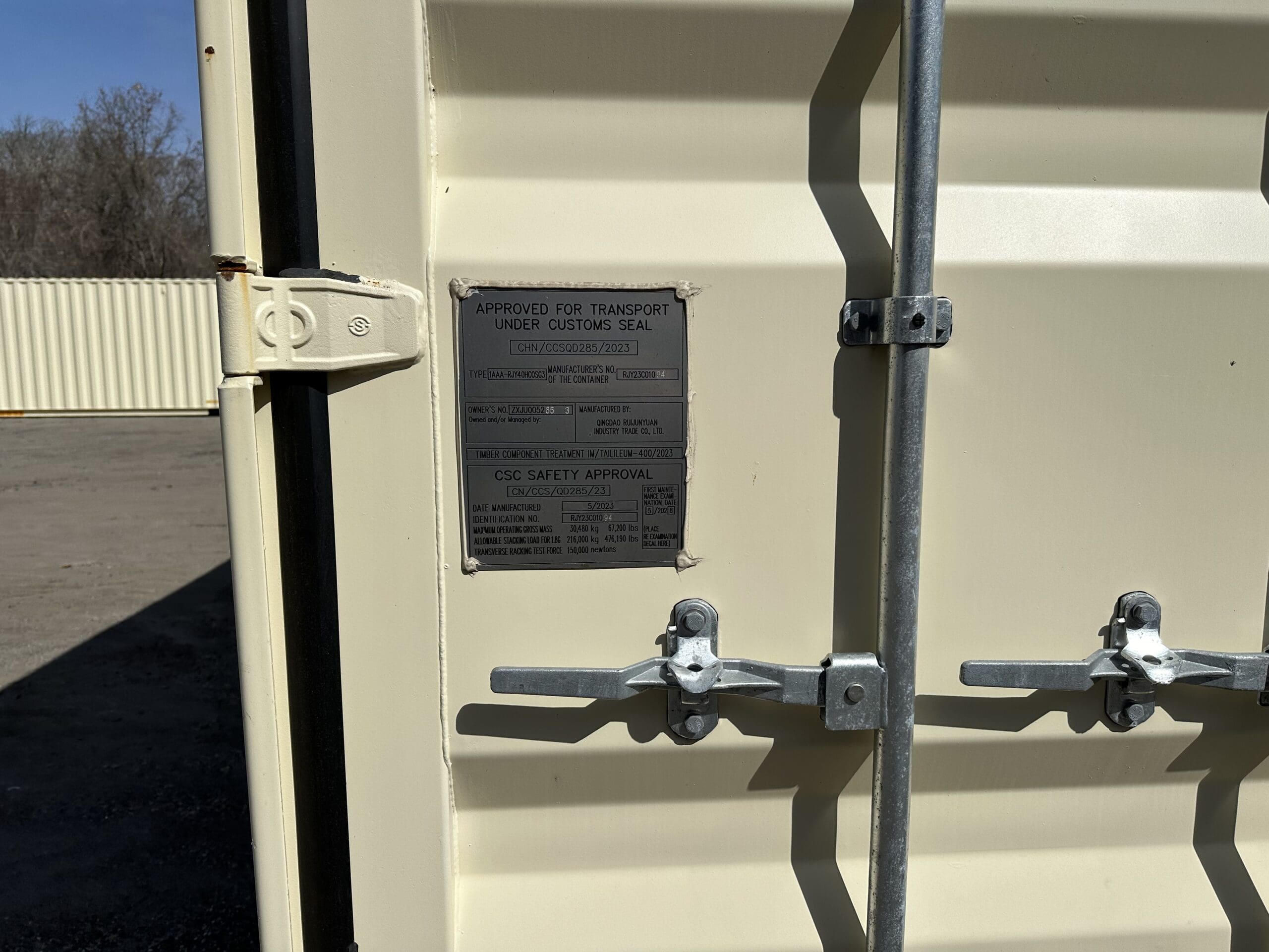 40ft New High Cube Shipping Container – Wind & Watertight — 40ft — new (image 4 of 9)