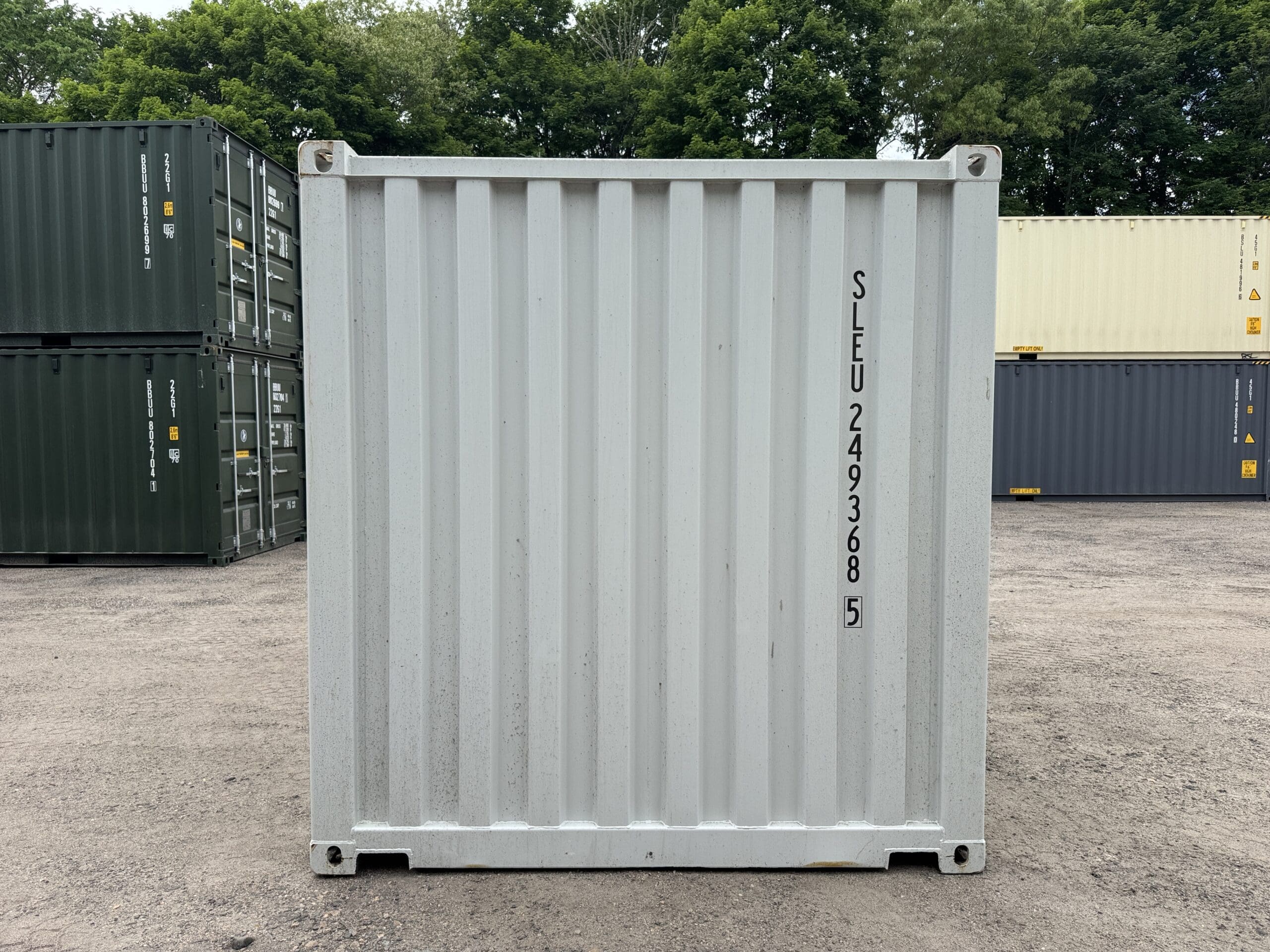 20ft New Shipping Container – Wind & Watertight – Gray — 20ft — new (image 11 of 12)