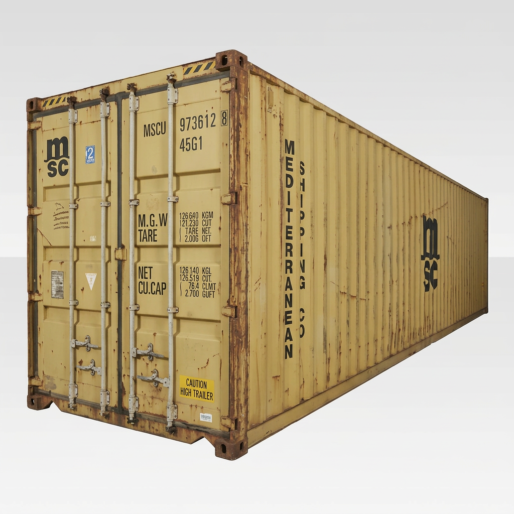 40Ft X 8Ft Used Shipping Container High Cube — 40ft — used — storage containers (image 2 of 3)
