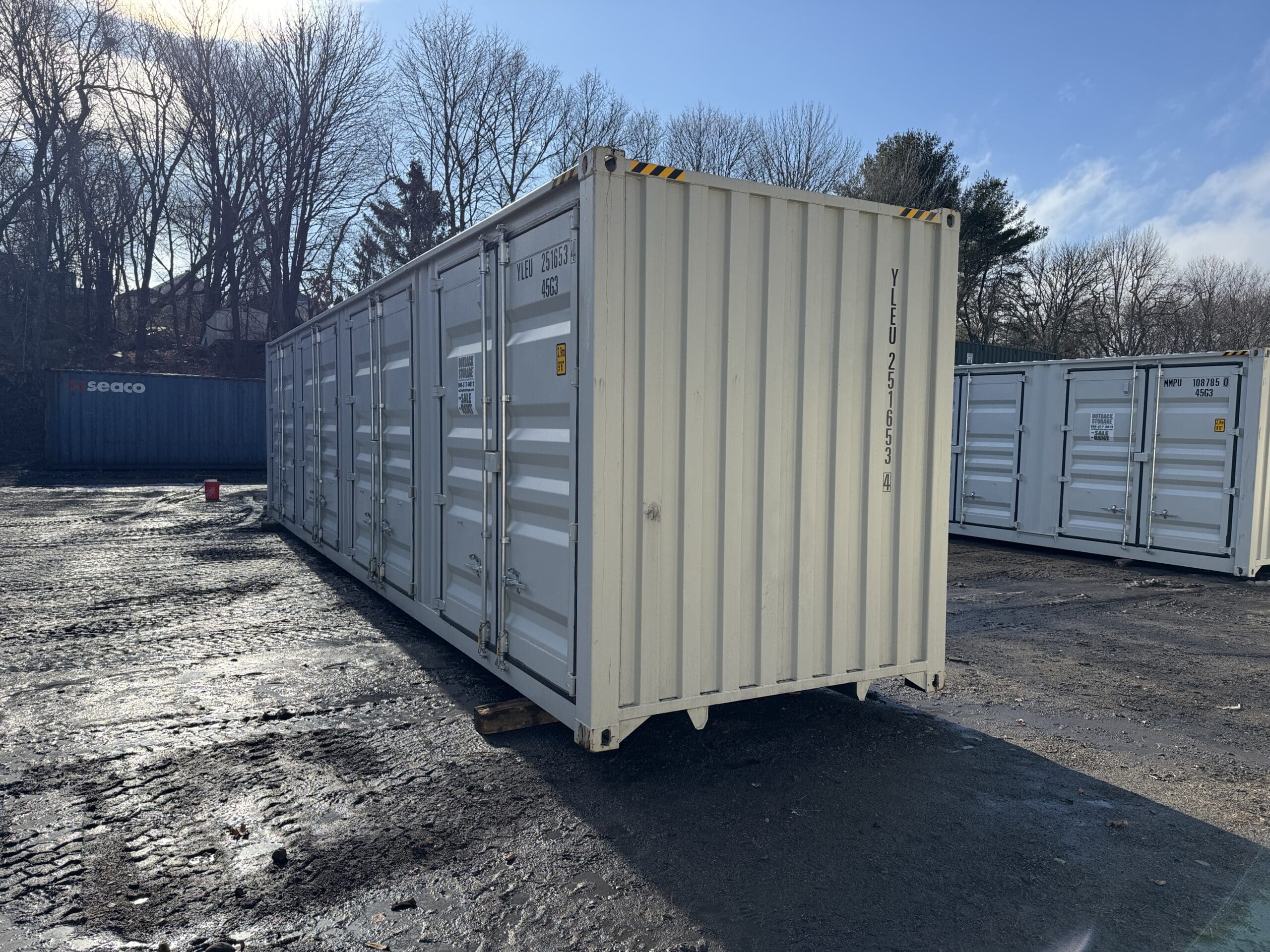40ft New High Cube Shipping Container – Wind & Watertight – Lt Gray — 40ft — new (image 6 of 12)