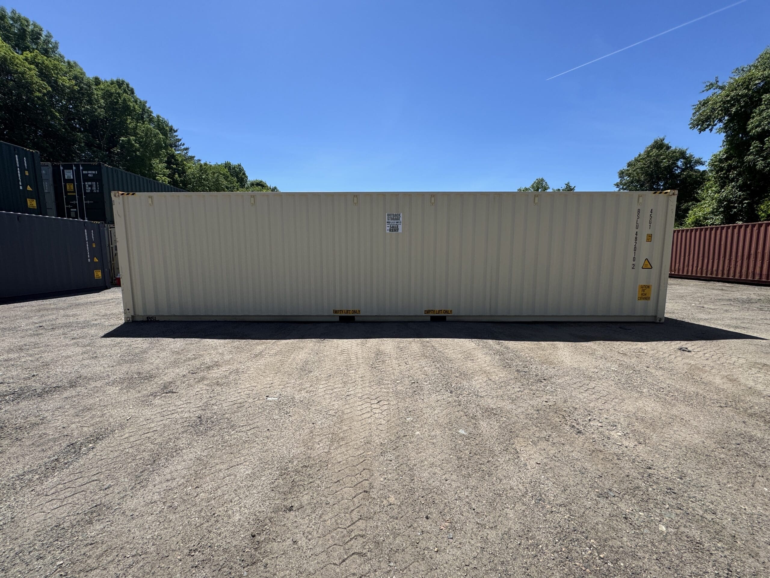 40ft New High Cube Shipping Container – Wind & Watertight – Beige — 40ft — new (image 9 of 12)