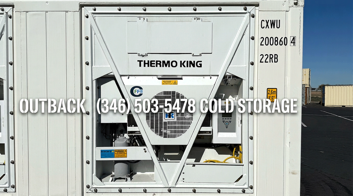 20ft Blast Freezer Container -40°F to 70°F