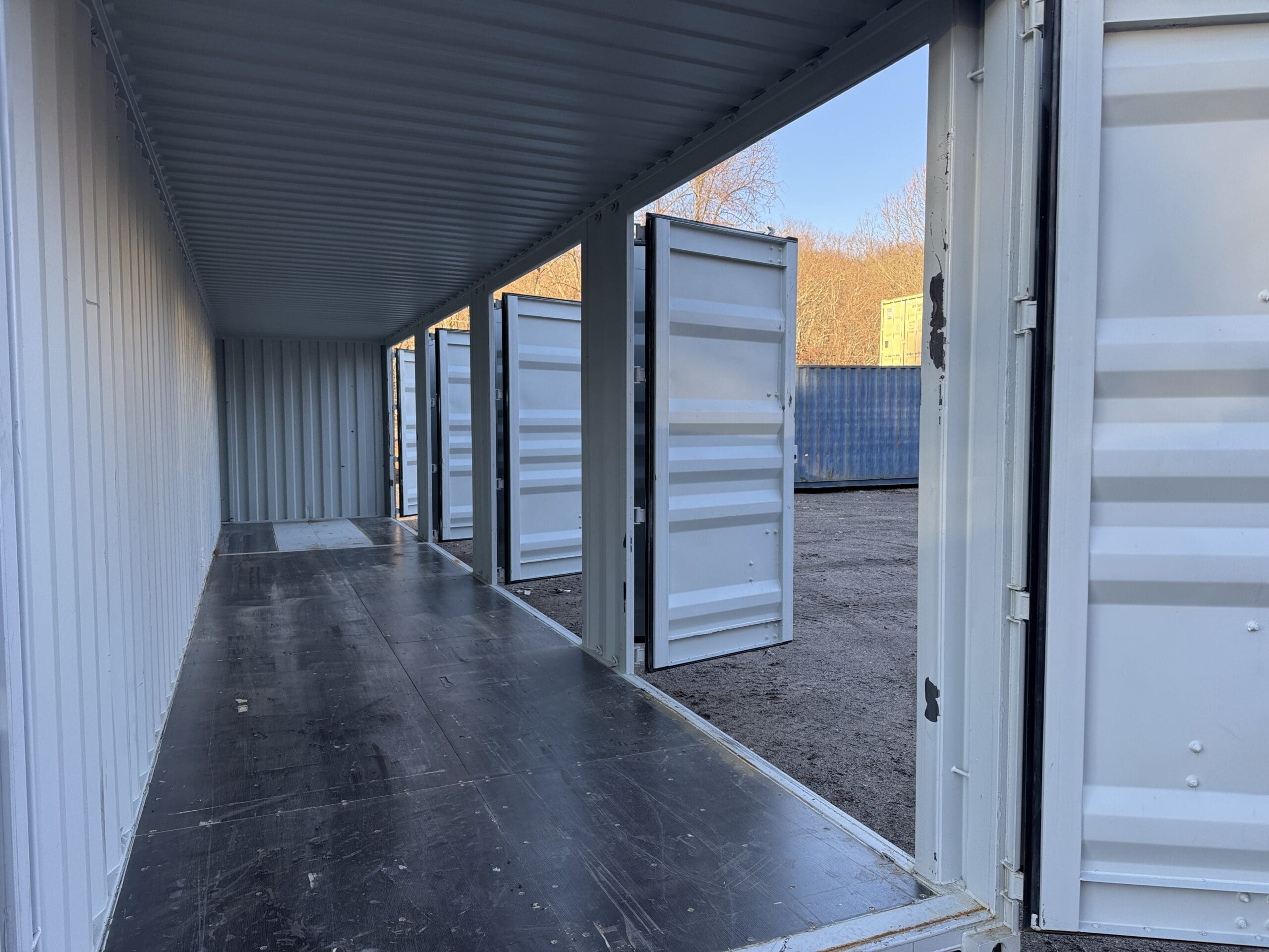 40ft New High Cube Shipping Container – Wind & Watertight – Gray — 40ft — new (image 3 of 12)