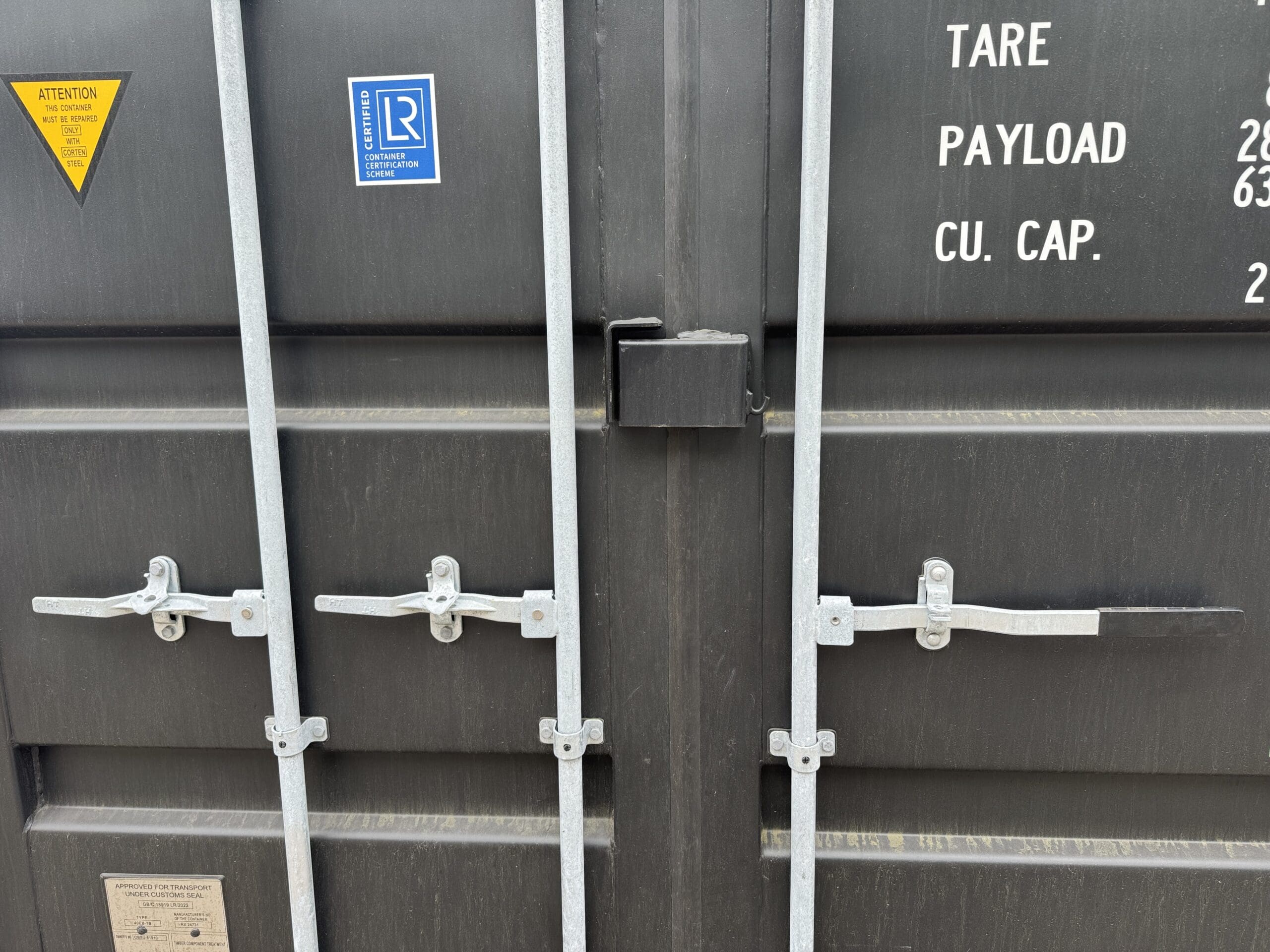 40ft New High Cube Shipping Container – Wind & Watertight – Black — 40ft — new (image 4 of 12)