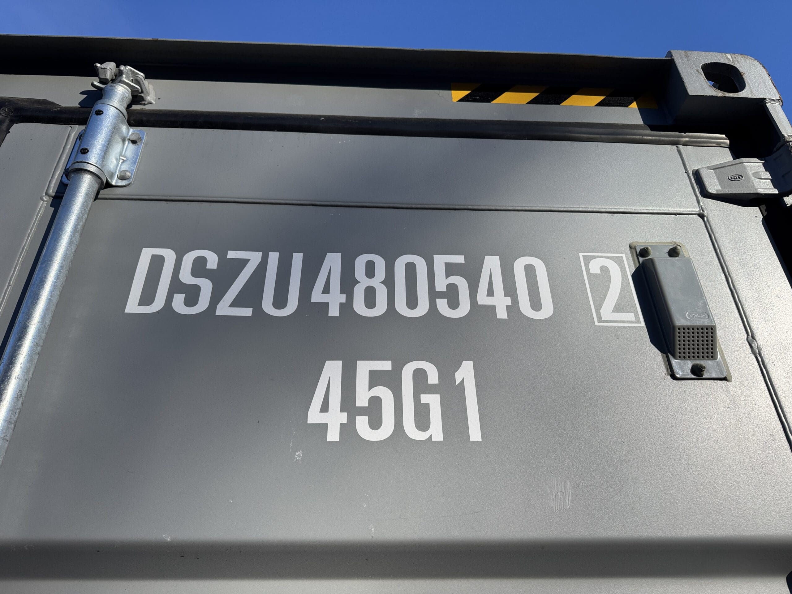 40ft New High Cube Shipping Container – Wind & Watertight – Gray — 40ft — new (image 2 of 12)