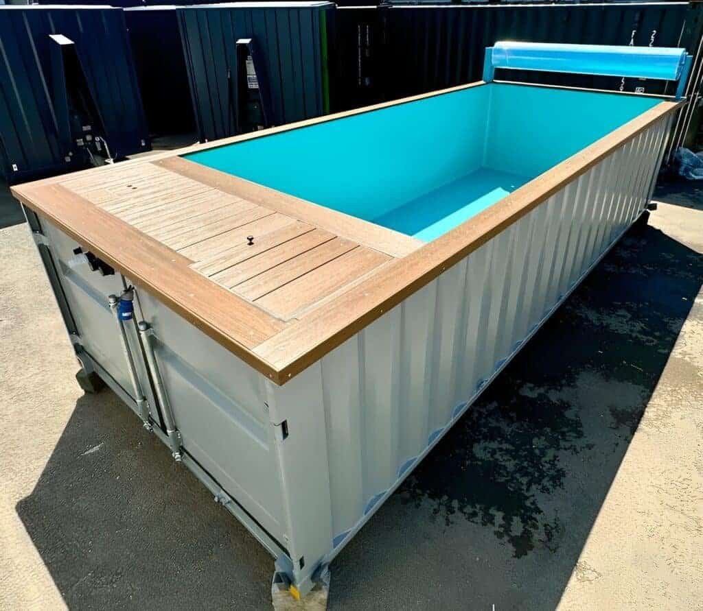 20ft Portable Container Swimming Pool | Caribbean Blue Outdoor Swimming Pool — 20ft — new (image 15 of 16)