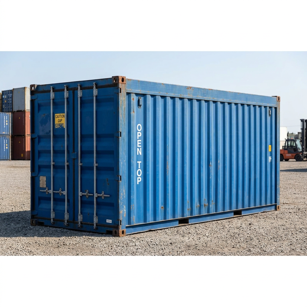 20Ft X 8Ft Used Shipping Container Open Top — 20ft — used — storage containers (image 6 of 6)