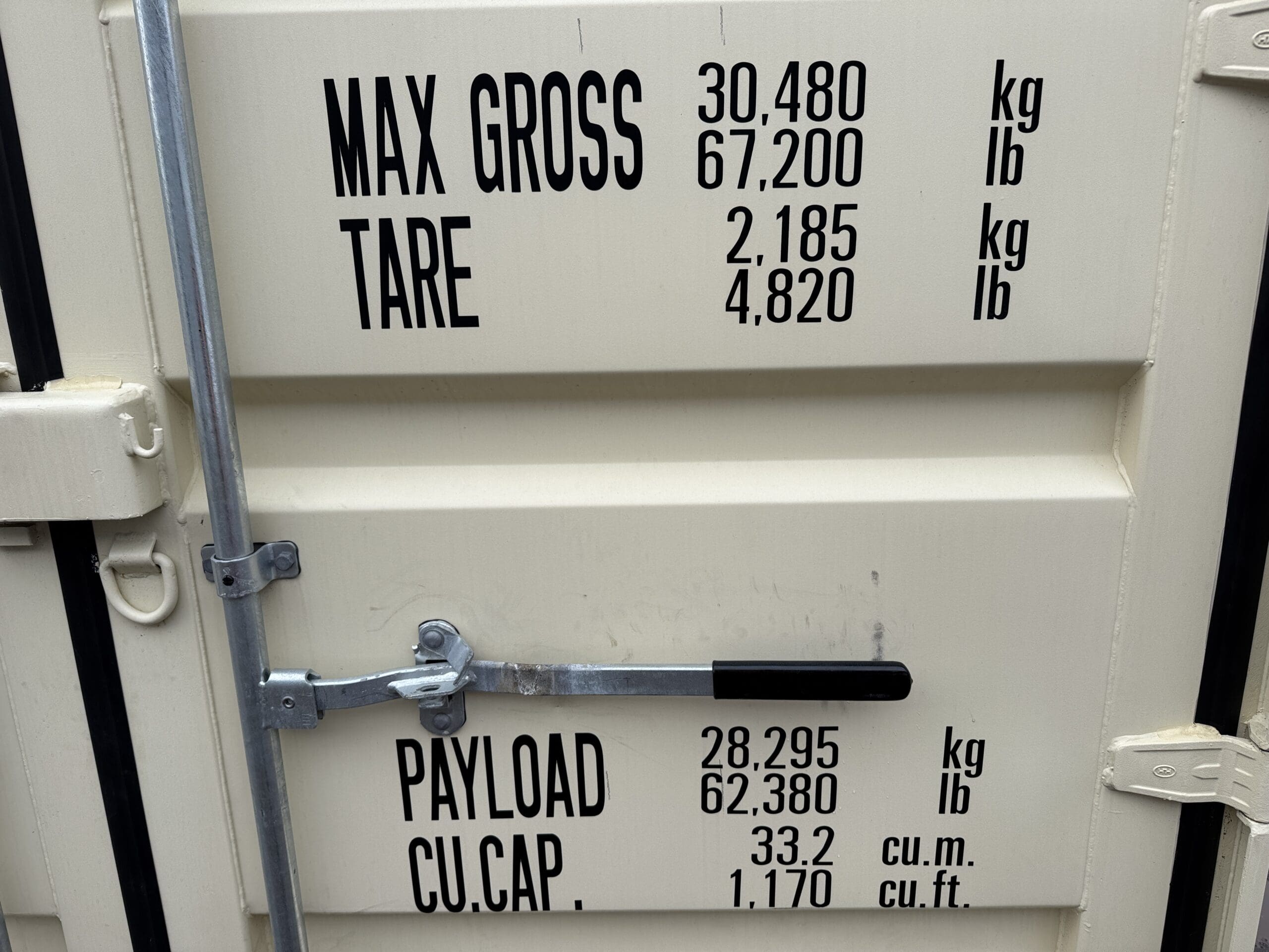 20ft New Shipping Container – Wind & Watertight – Beige — 20ft — new (image 8 of 12)