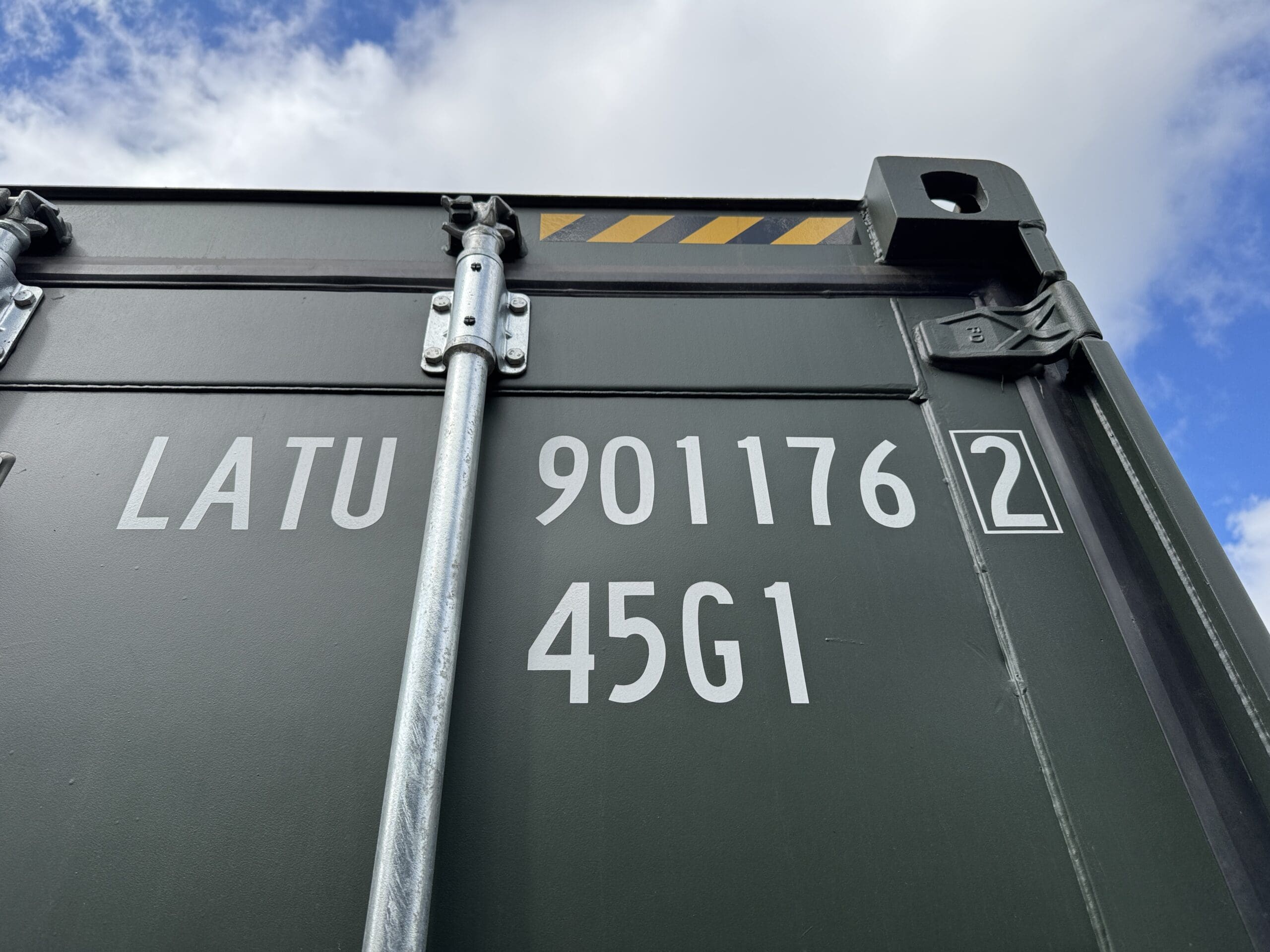 40ft New High Cube Shipping Container – Wind & Watertight – Green — 40ft — new (image 2 of 12)