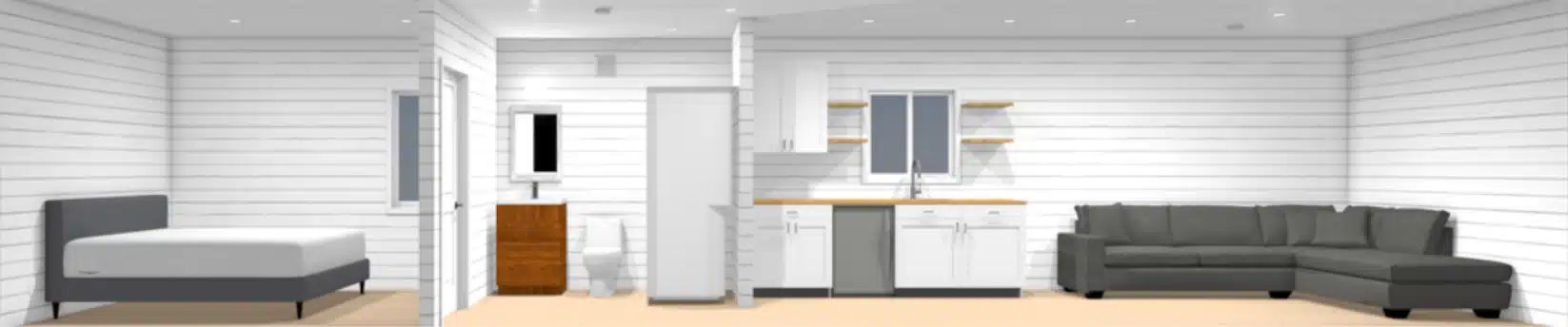 40ft Kennedy Luxury Container Home | 1 Bed 1 Bath Prefab Shipping Container House — 40ft — new (image 22 of 27)