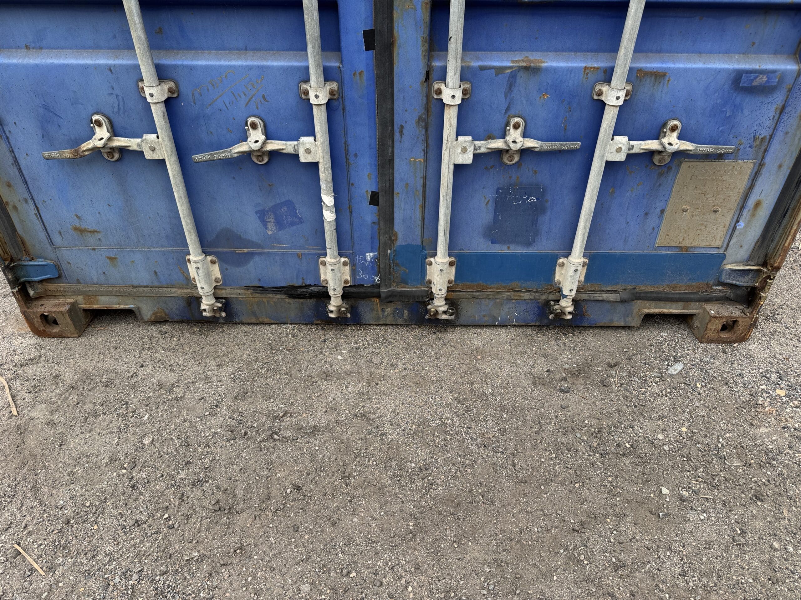 20ft Used Shipping Container – Wind & Watertight – Blue — 20ft — used (image 4 of 12)