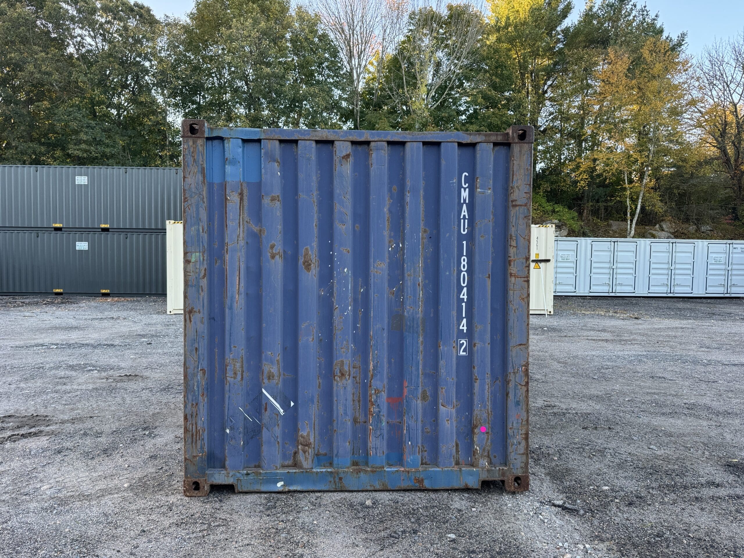 20ft Used Shipping Container – Wind & Watertight – Blue — 20ft — used (image 10 of 12)