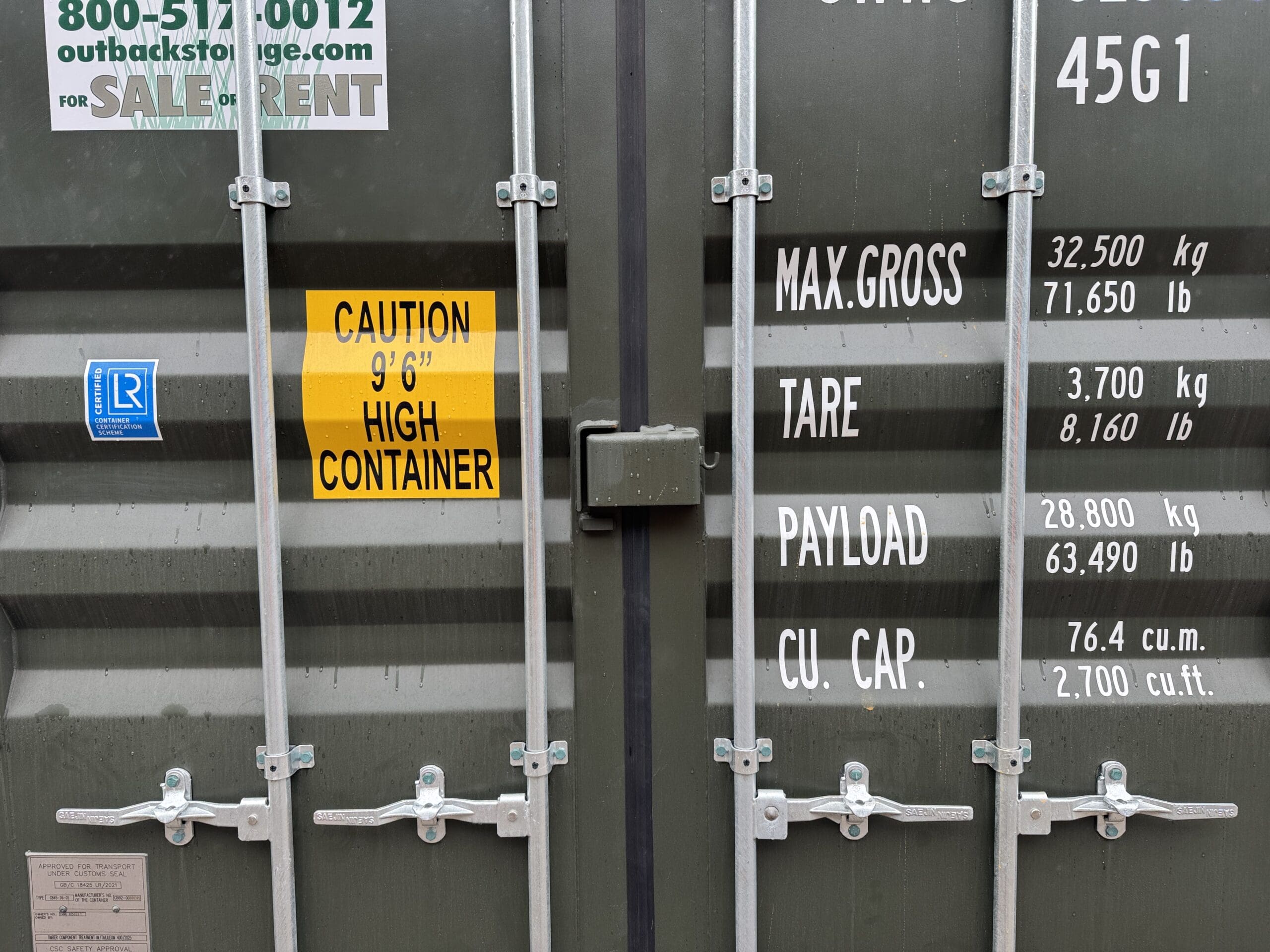 40ft New High Cube Shipping Container – Wind & Watertight — 40ft — new (image 4 of 12)