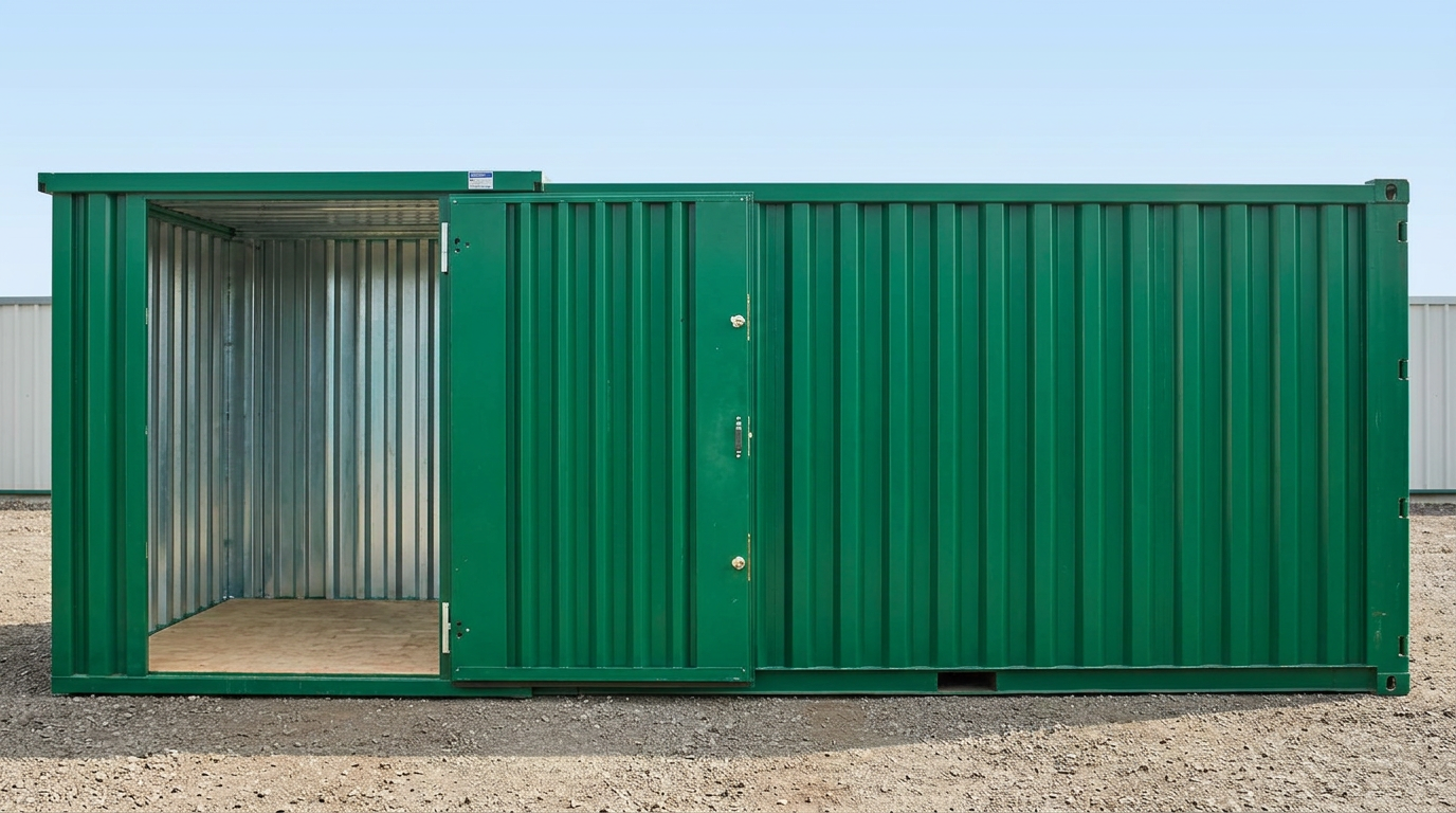8M X 2.1M End Linked Flat Packed Container Bundle (Powder Coated) — new — storage containers (image 6 of 6)