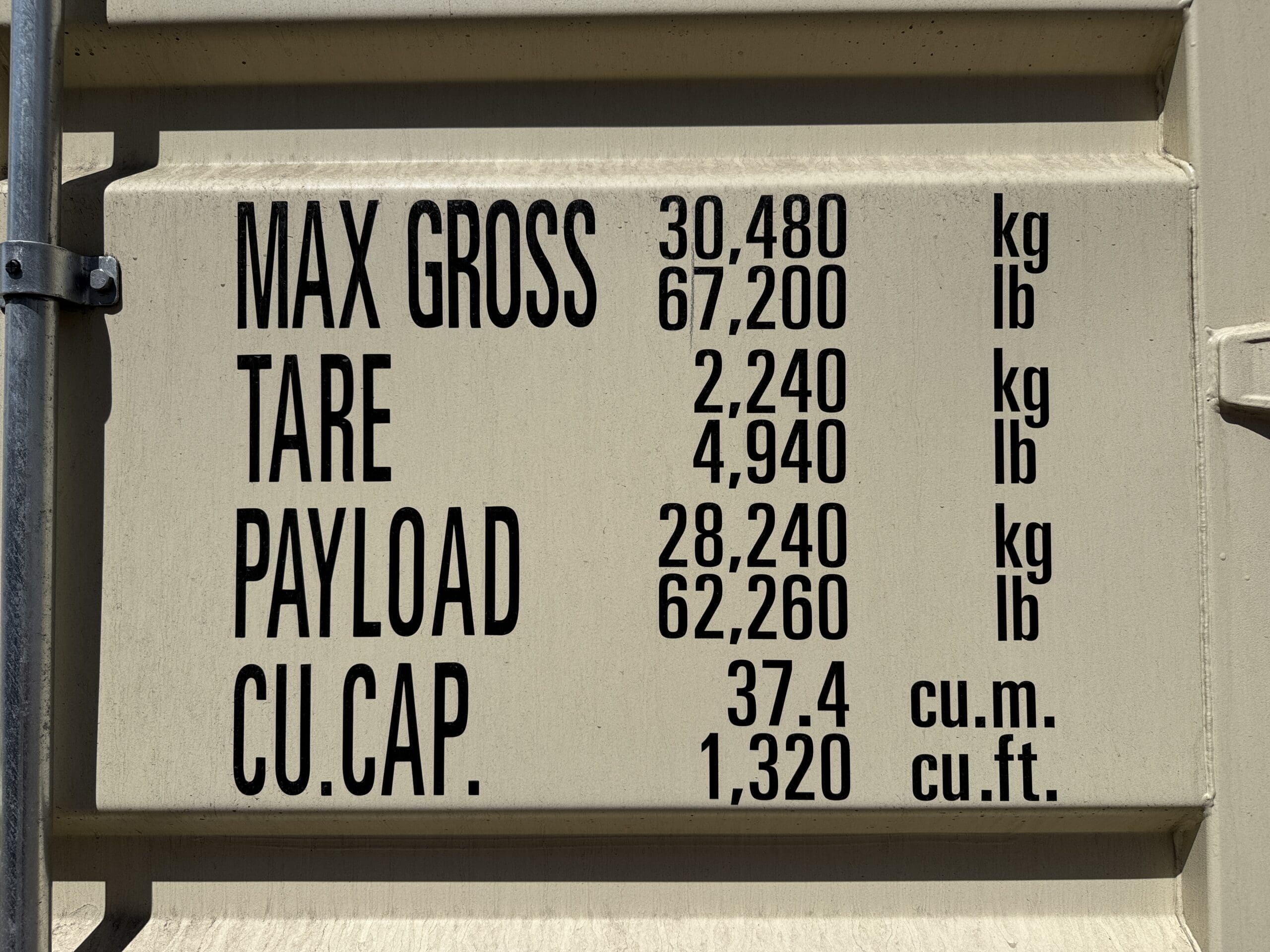 20ft New High Cube Shipping Container – Wind & Watertight – Beige — 20ft — new (image 4 of 12)