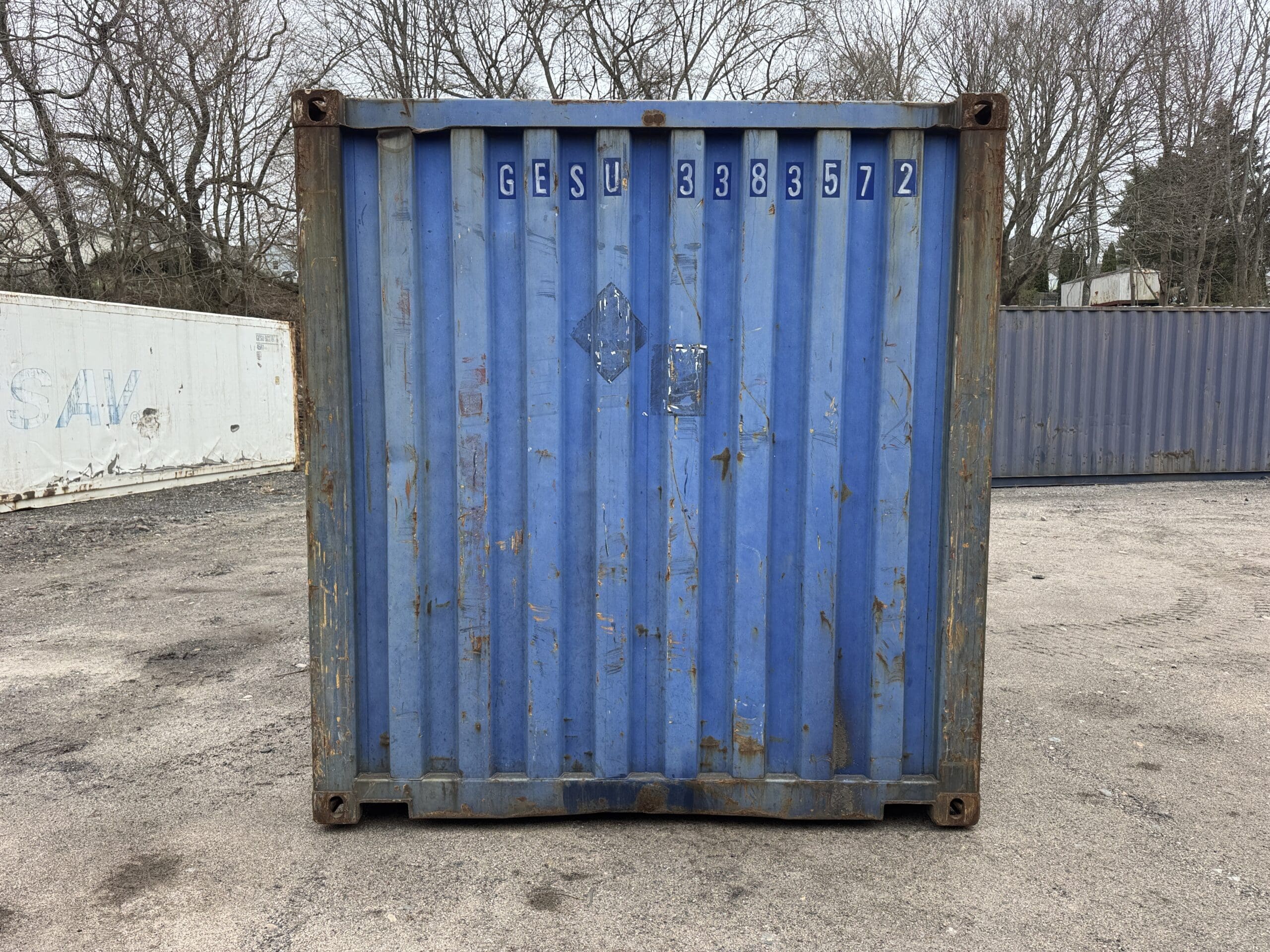 20ft Used Shipping Container – Wind & Watertight – Blue — 20ft — used (image 9 of 12)
