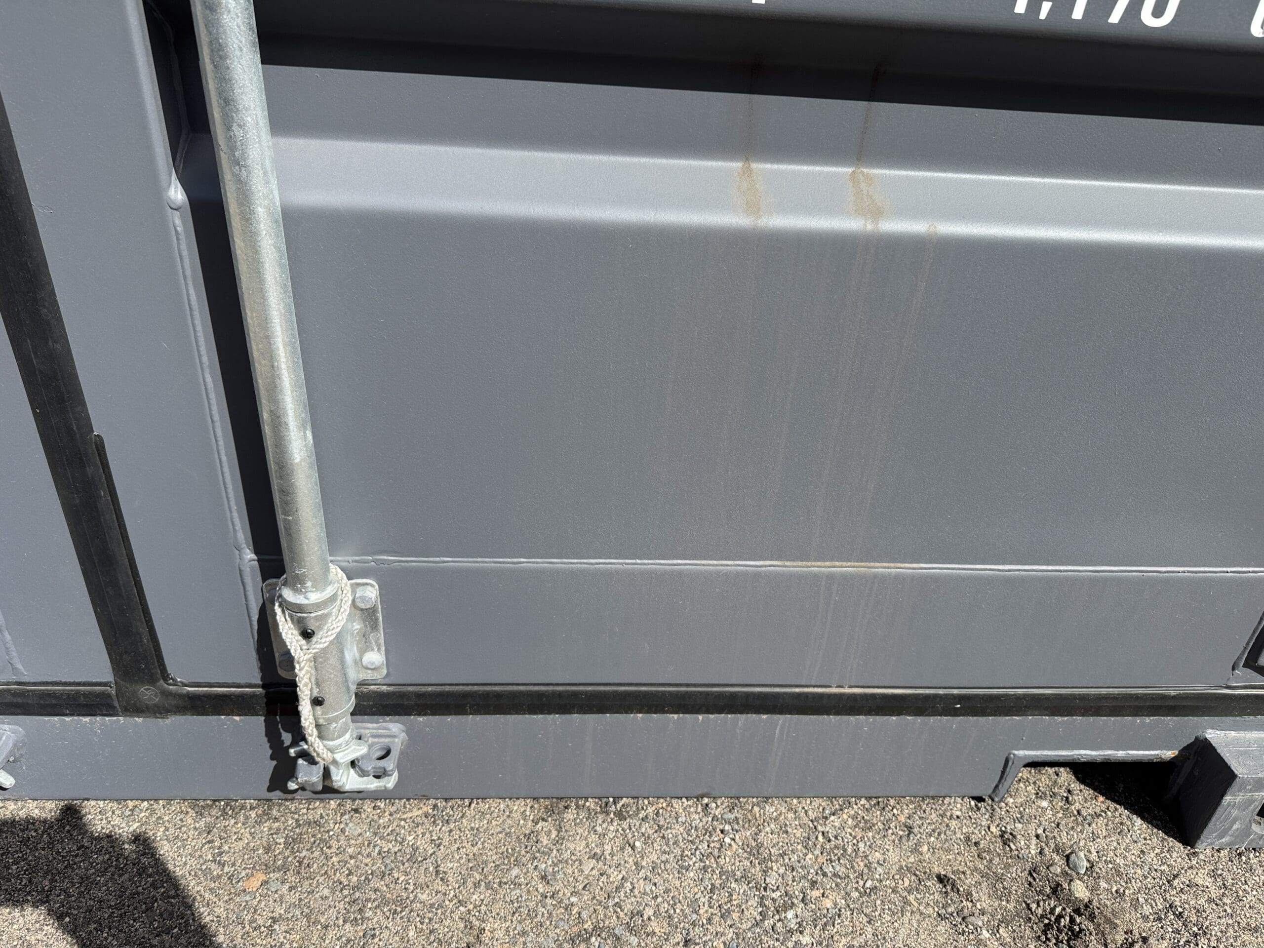 20ft New Shipping Container – Wind & Watertight – Gray — 20ft — new (image 7 of 12)