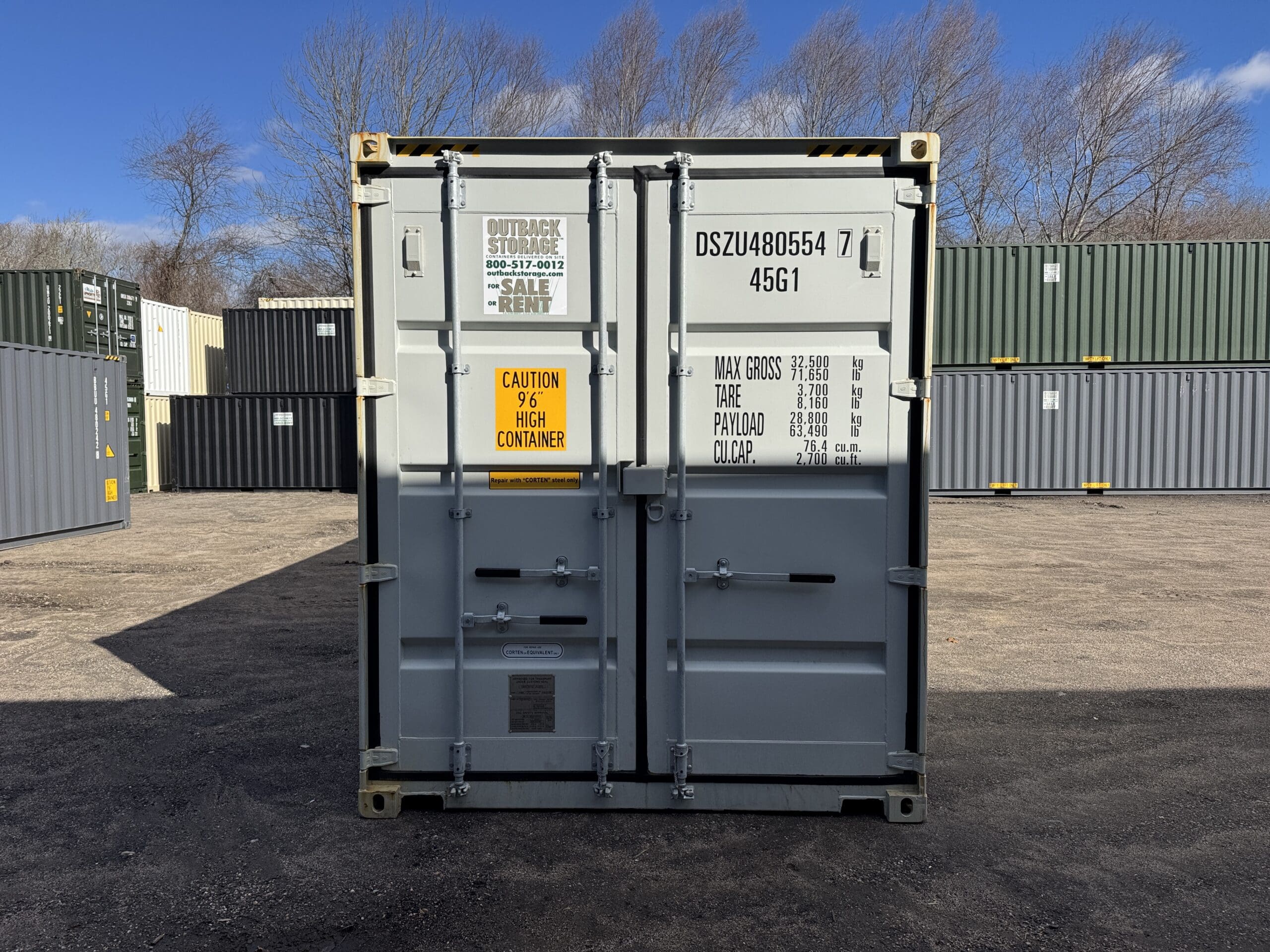 40ft New High Cube Shipping Container – Wind & Watertight — 40ft — new (image 3 of 12)