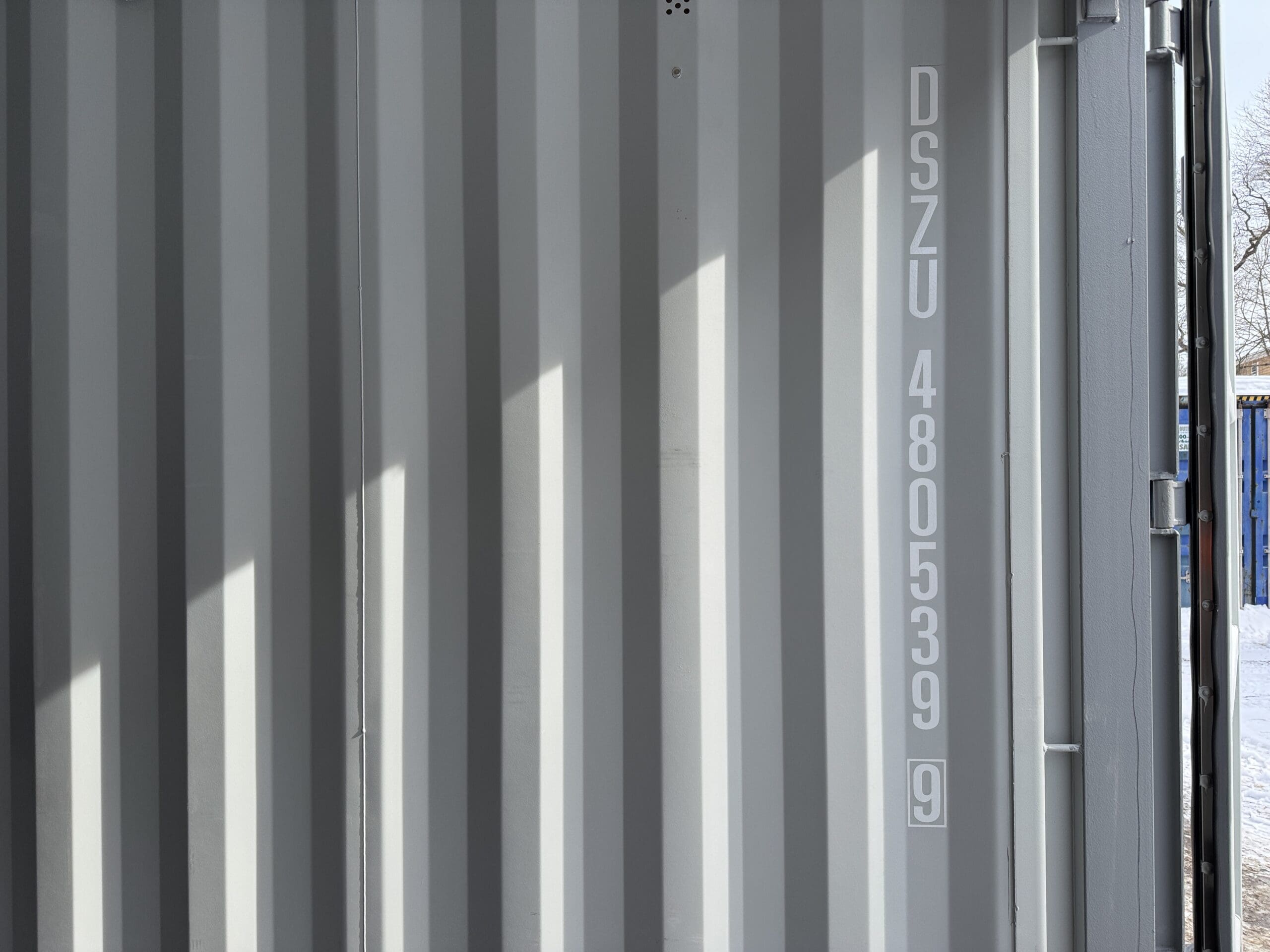 40ft New High Cube Shipping Container – Wind & Watertight – Gray — 40ft — new (image 4 of 12)