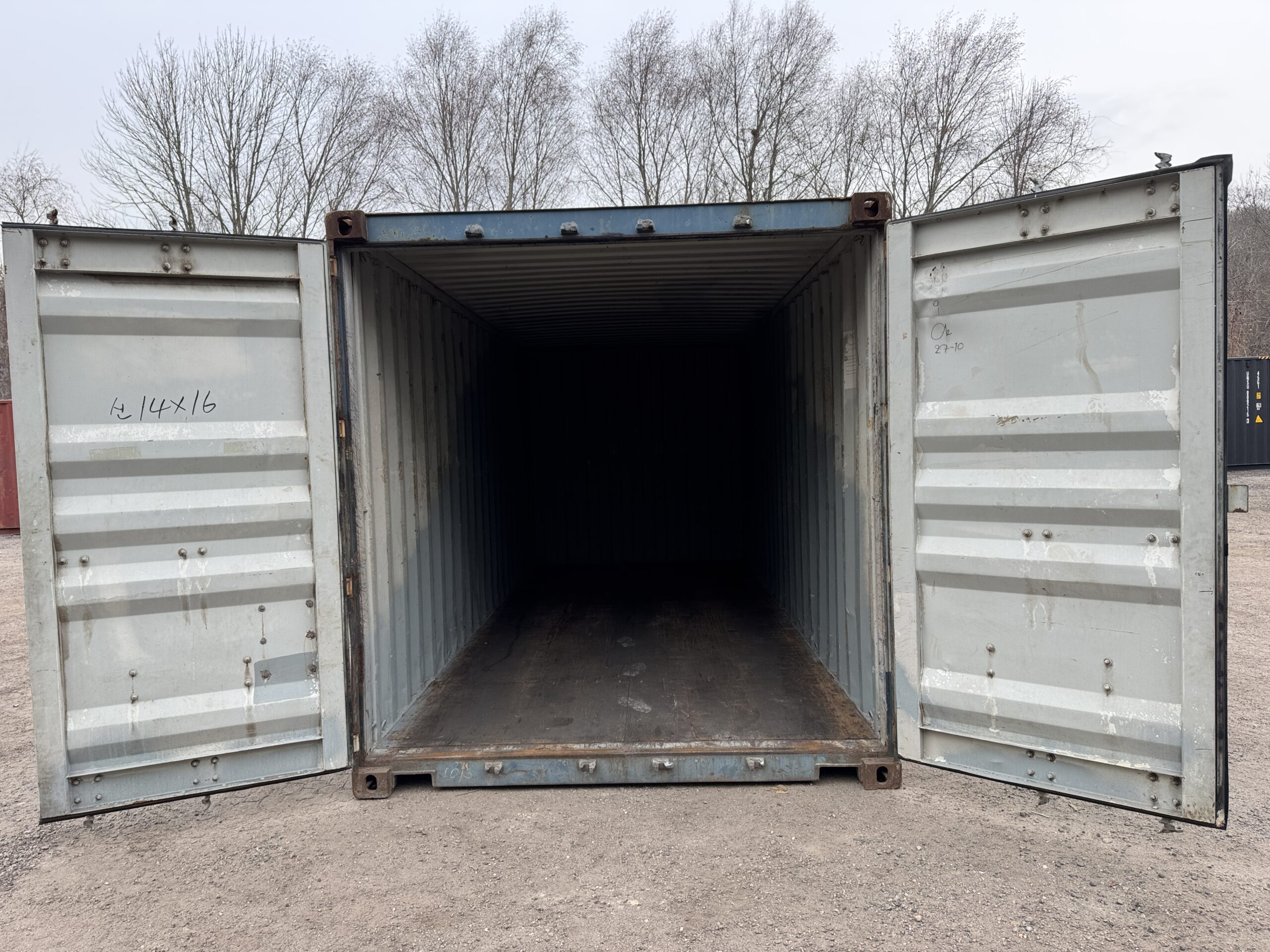 20ft Used Shipping Container – Wind & Watertight – Blue — 20ft — used (image 12 of 12)