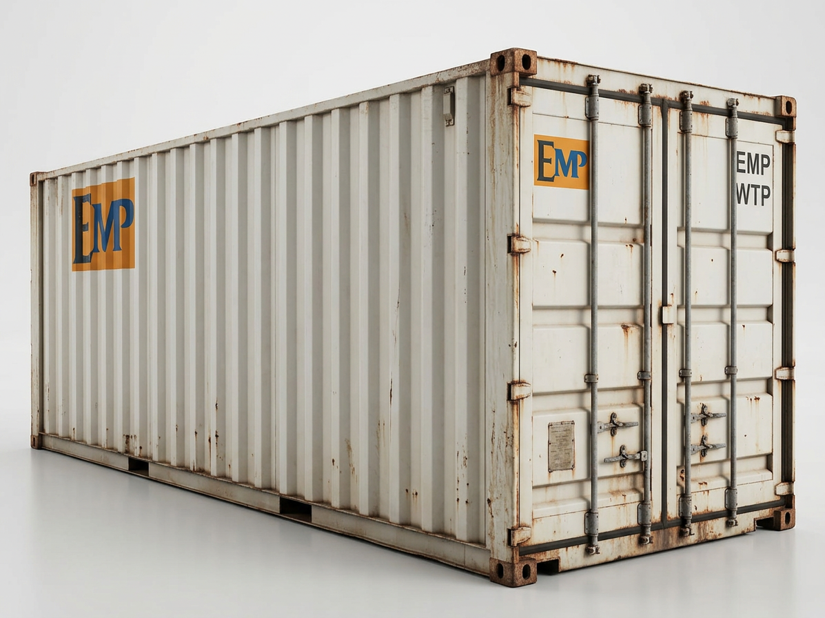 Used 53ft High Cube Shipping Container – Galvanized Aluminum — 53ft — used — storage containers (image 3 of 3)