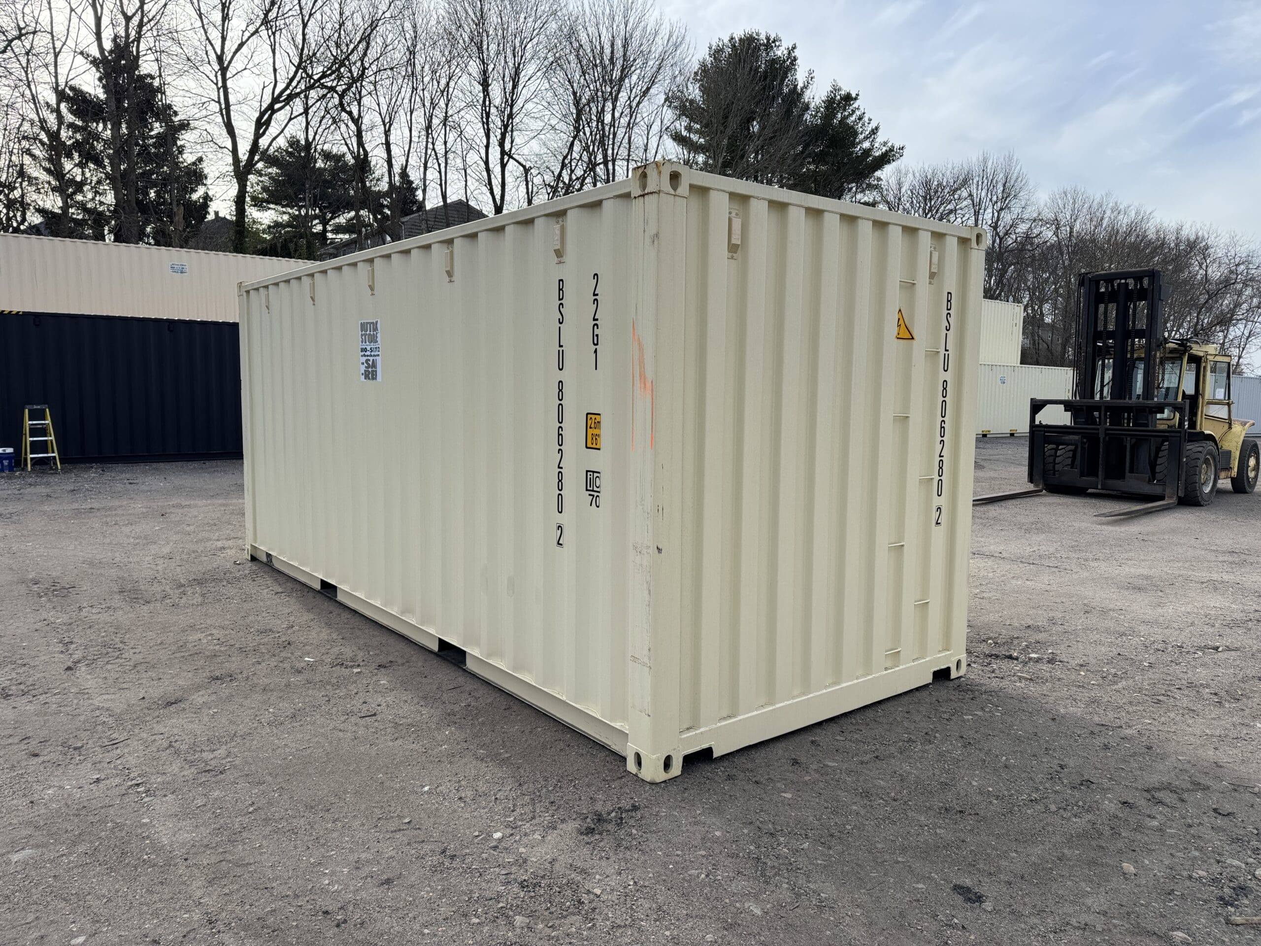 20ft New Shipping Container – Wind & Watertight – Beige — 20ft — new (image 10 of 12)