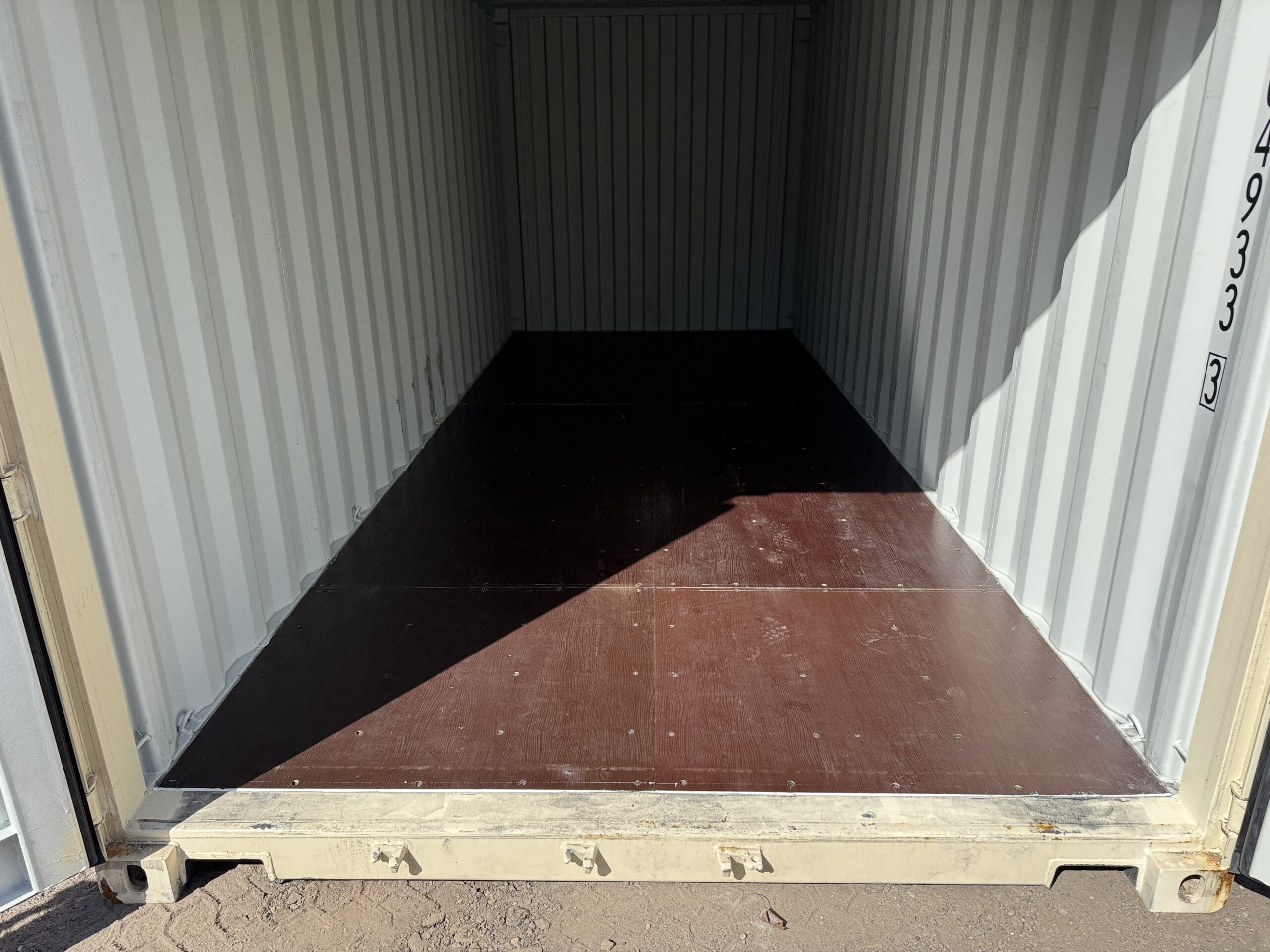 20ft New Shipping Container – Wind & Watertight – Beige — 20ft — new (image 9 of 12)