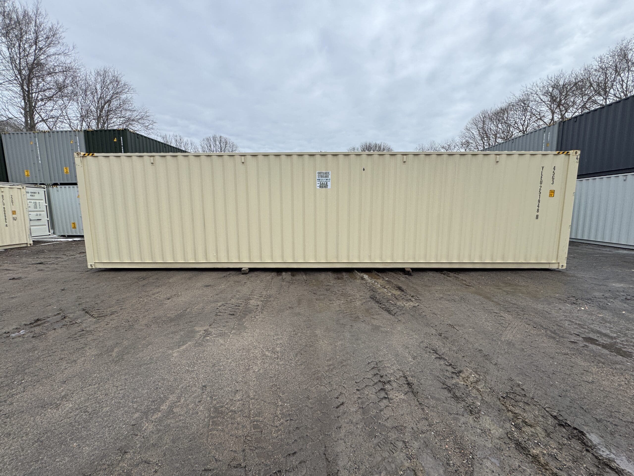40ft New High Cube Shipping Container – Wind & Watertight – Beige — 40ft — new (image 12 of 12)