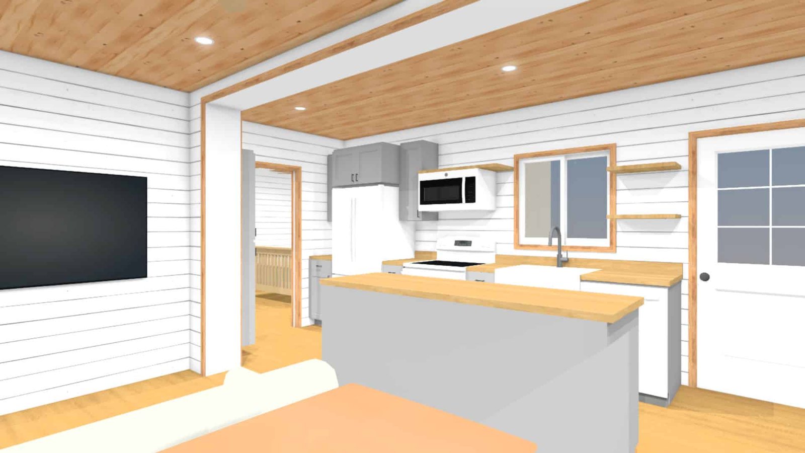 The Huntington – Luxury Two Bedroom Shipping Container Home | Two 40ft + One 20ft Container Home — 20ft — new (image 3 of 12)