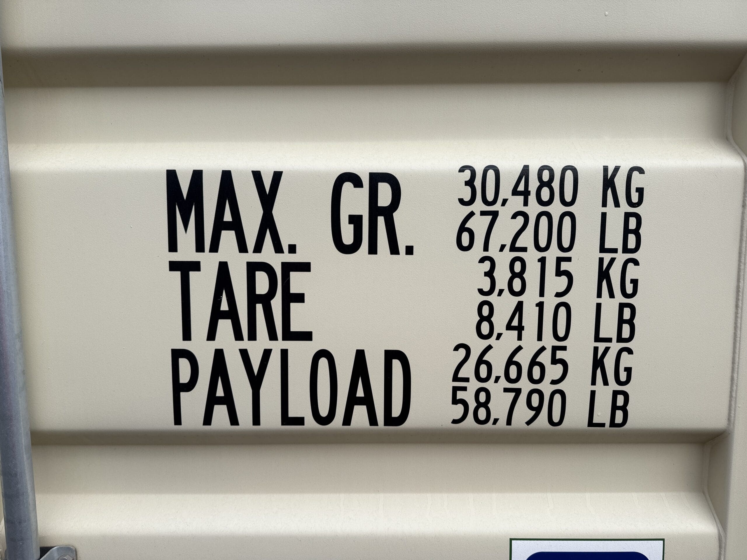40ft New Shipping Container – Wind & Watertight – Beige — 40ft — new (image 4 of 12)