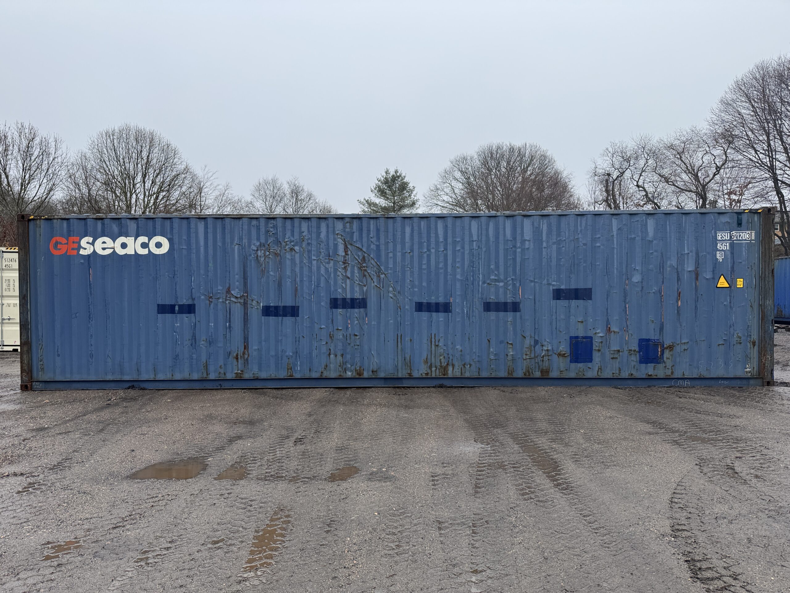 40ft Used High Cube Shipping Container – Wind & Watertight – Blue — 40ft — used (image 11 of 12)