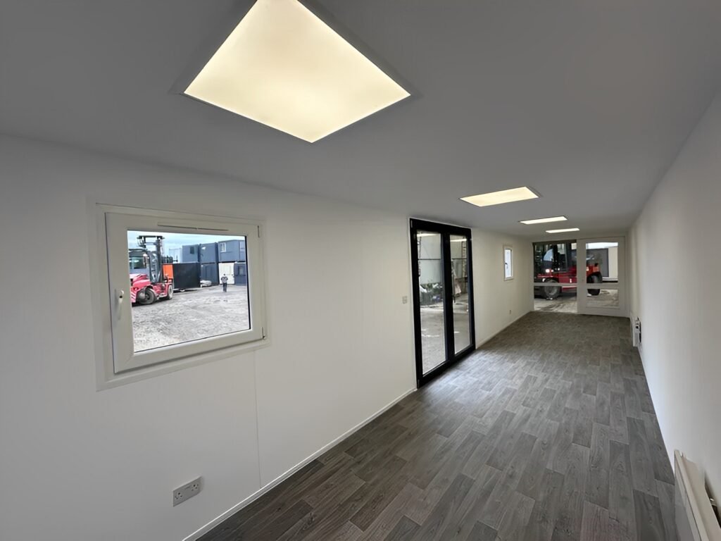 Converted 40ft Shipping Container | Open Plan Office | Portable Container Building — 40ft — new (image 11 of 13)
