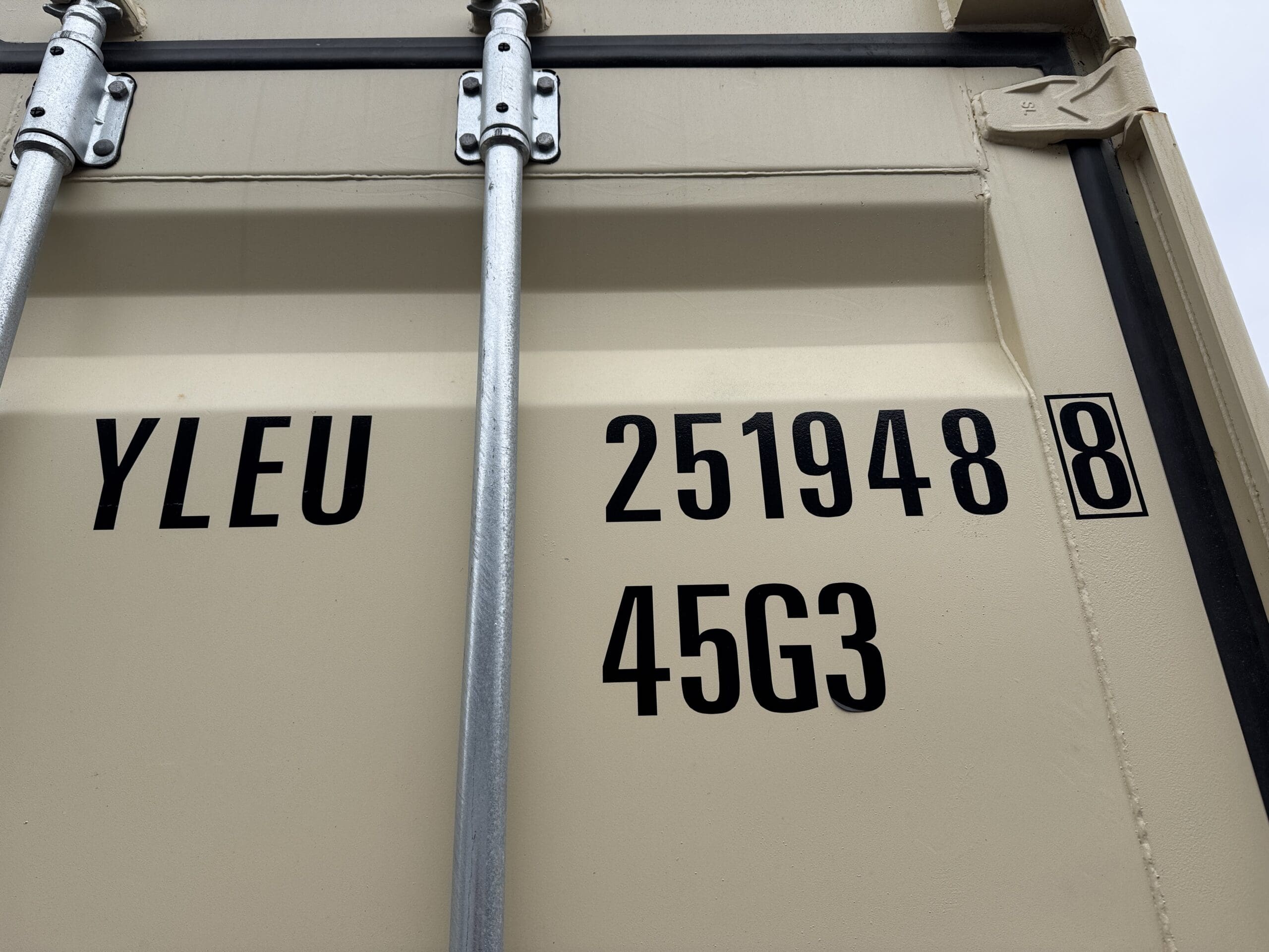 40ft New High Cube Shipping Container – Wind & Watertight – Beige — 40ft — new (image 2 of 12)