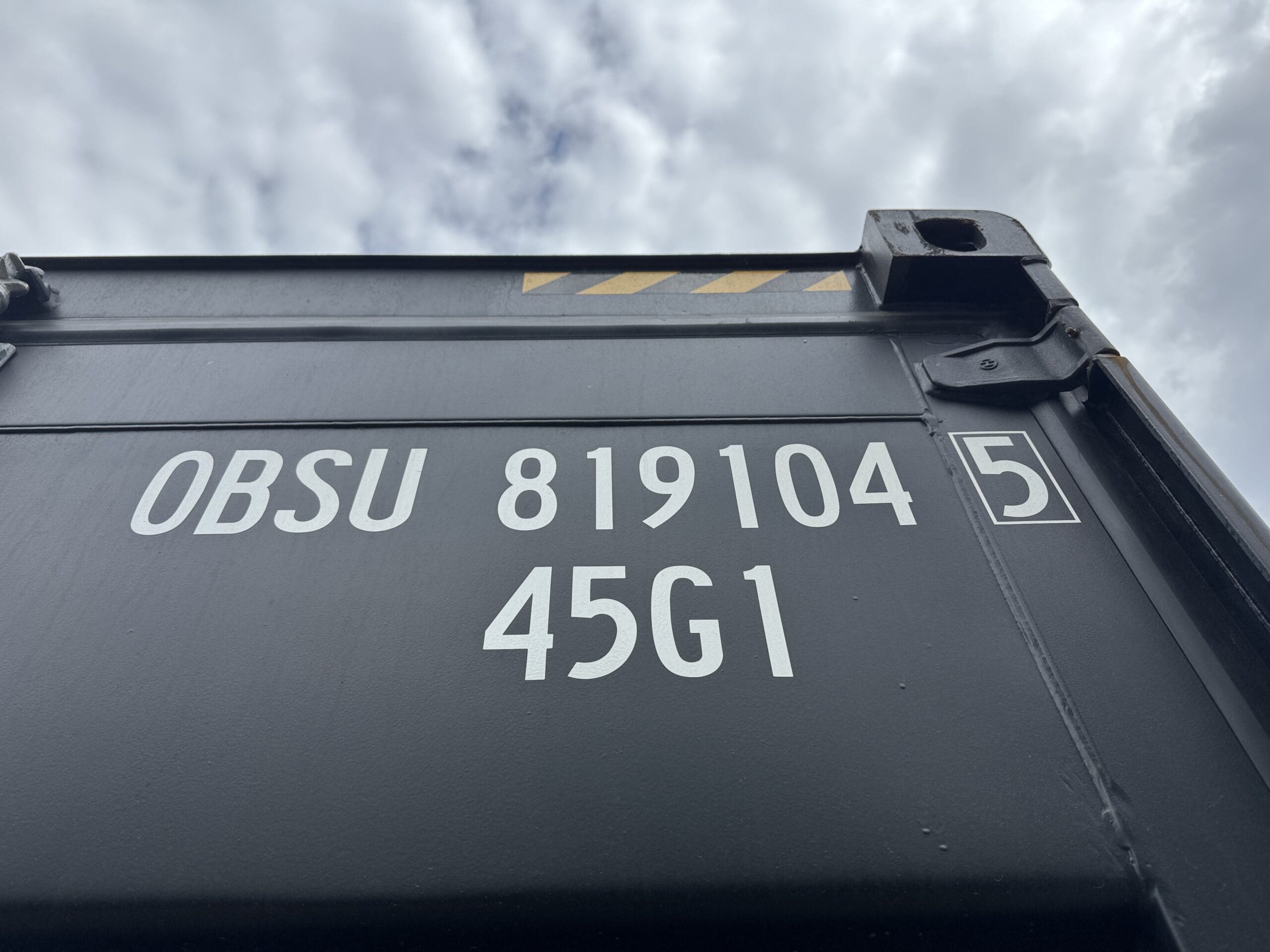40ft New High Cube Shipping Container – Wind & Watertight – Black — 40ft — new (image 2 of 12)