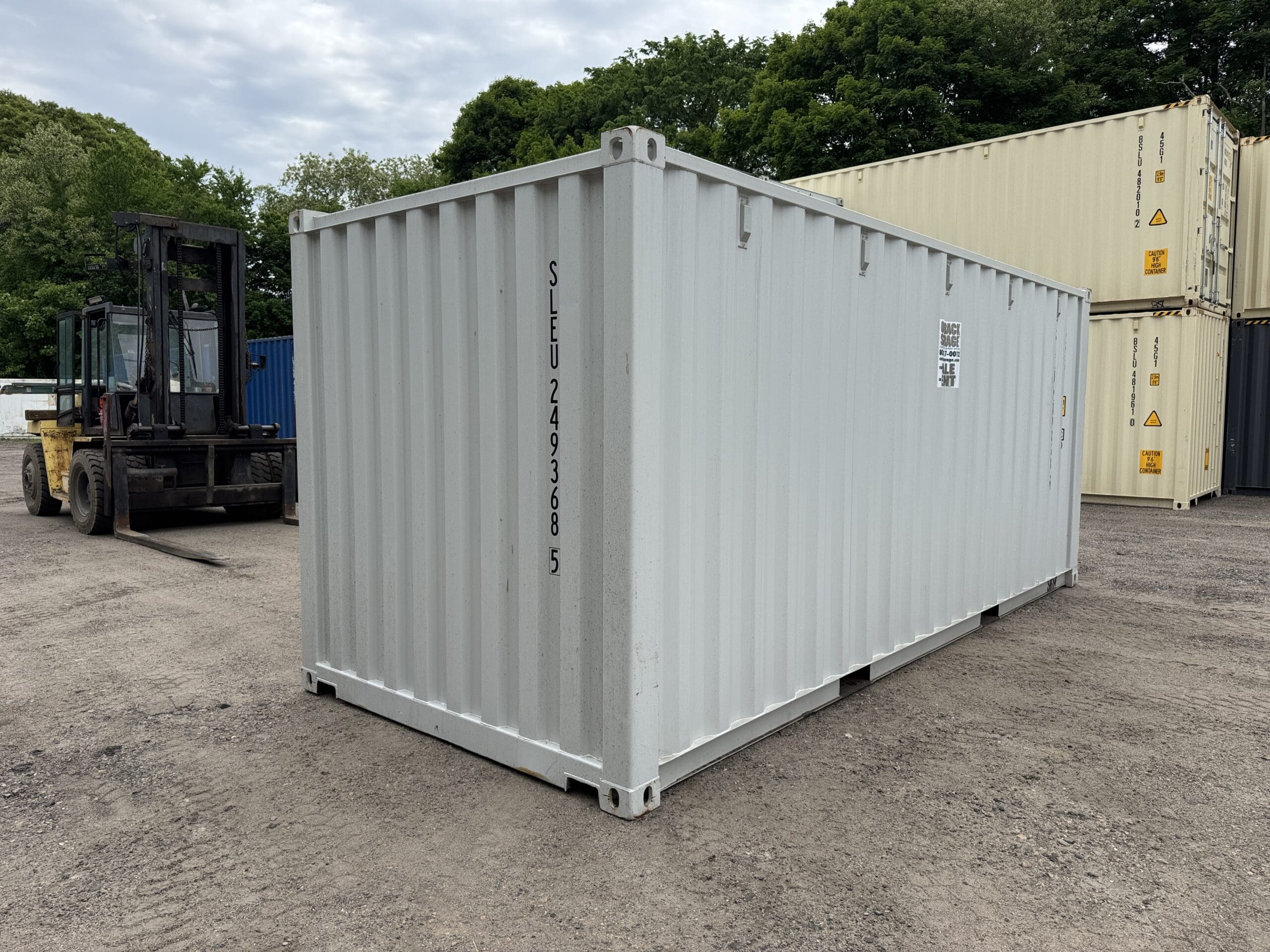 20ft New Shipping Container – Wind & Watertight – Gray — 20ft — new (image 12 of 12)