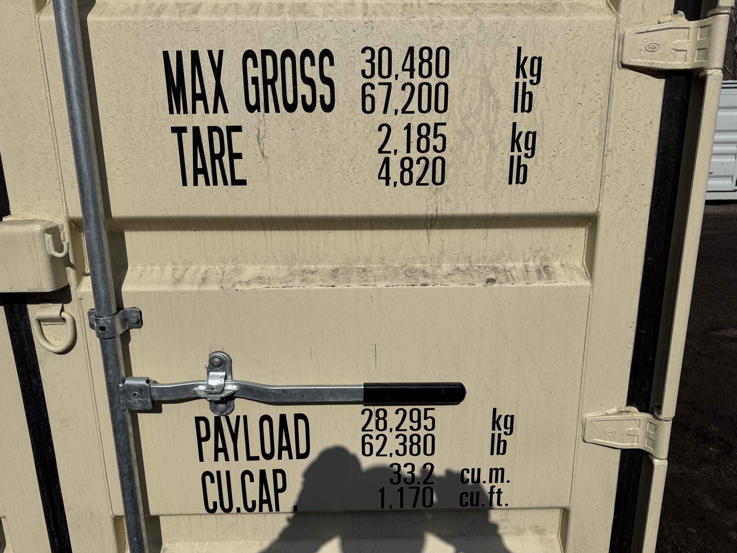 20ft New Shipping Container – Wind & Watertight – Beige — 20ft — new (image 4 of 12)