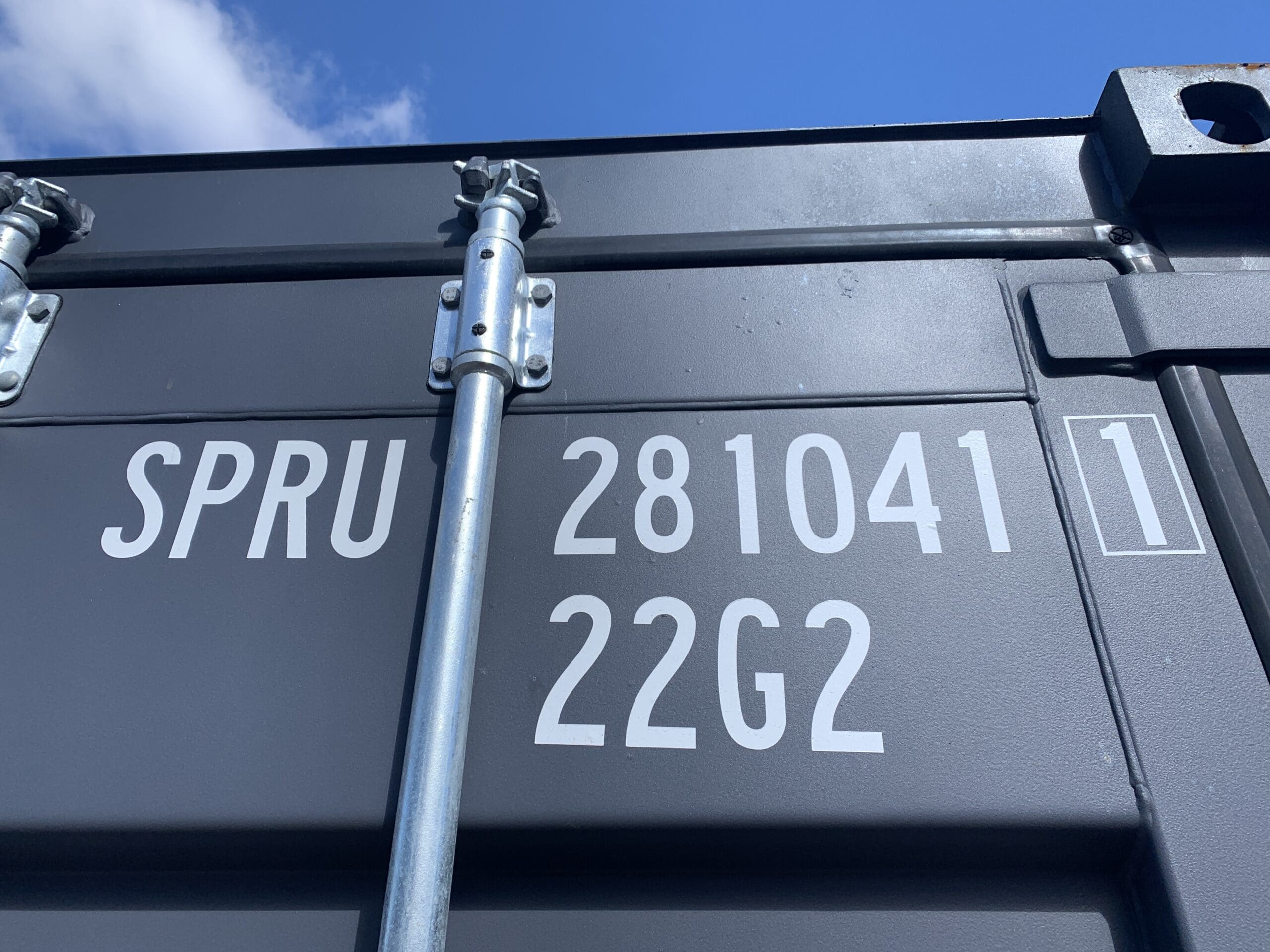 20ft Open Side New Shipping Container – Wind & Watertight – Gray — 20ft — new (image 2 of 12)