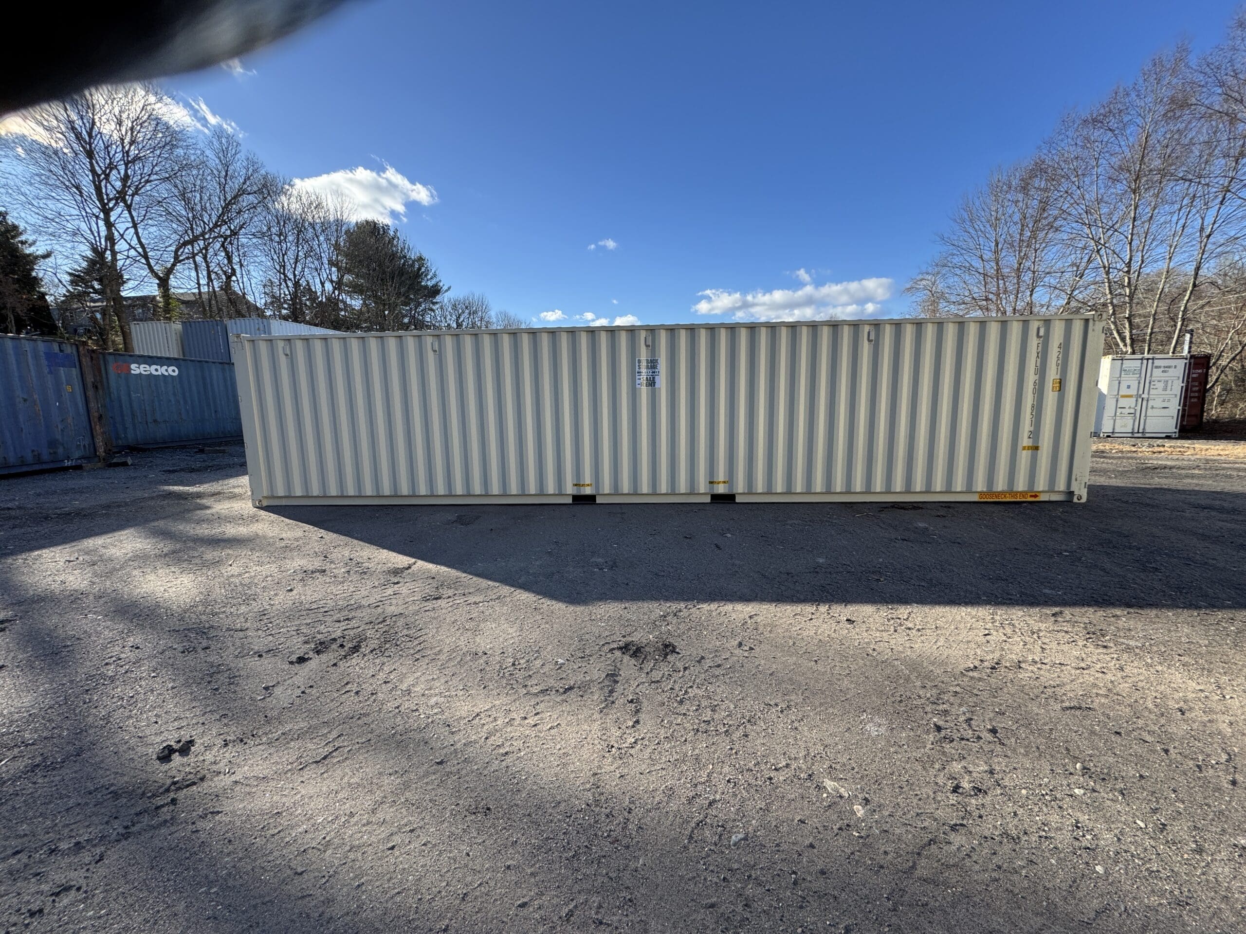 40ft New Shipping Container – Wind & Watertight – Beige — 40ft — new (image 11 of 12)