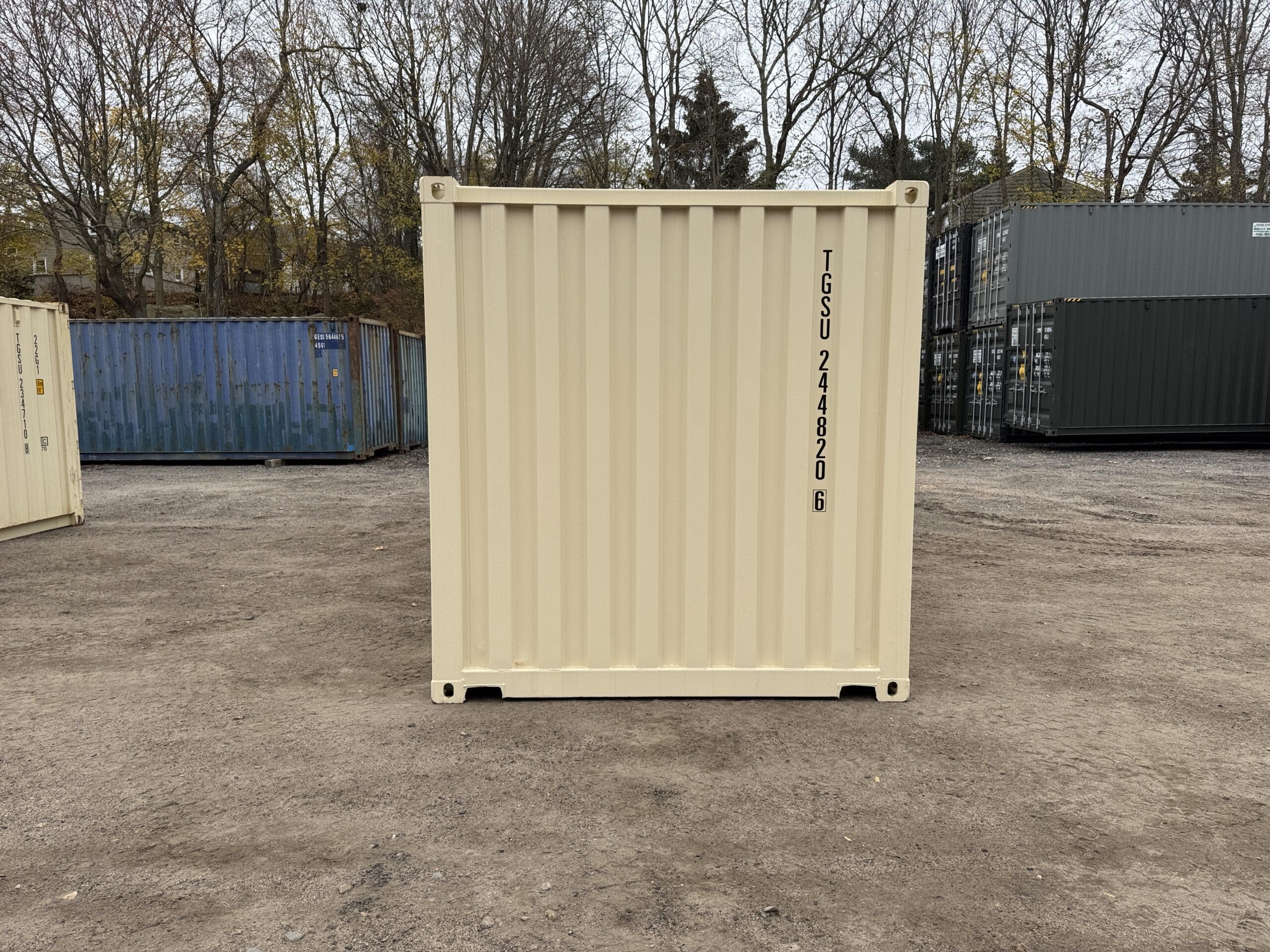 20ft New Shipping Container – Wind & Watertight – Beige — 20ft — new (image 10 of 12)