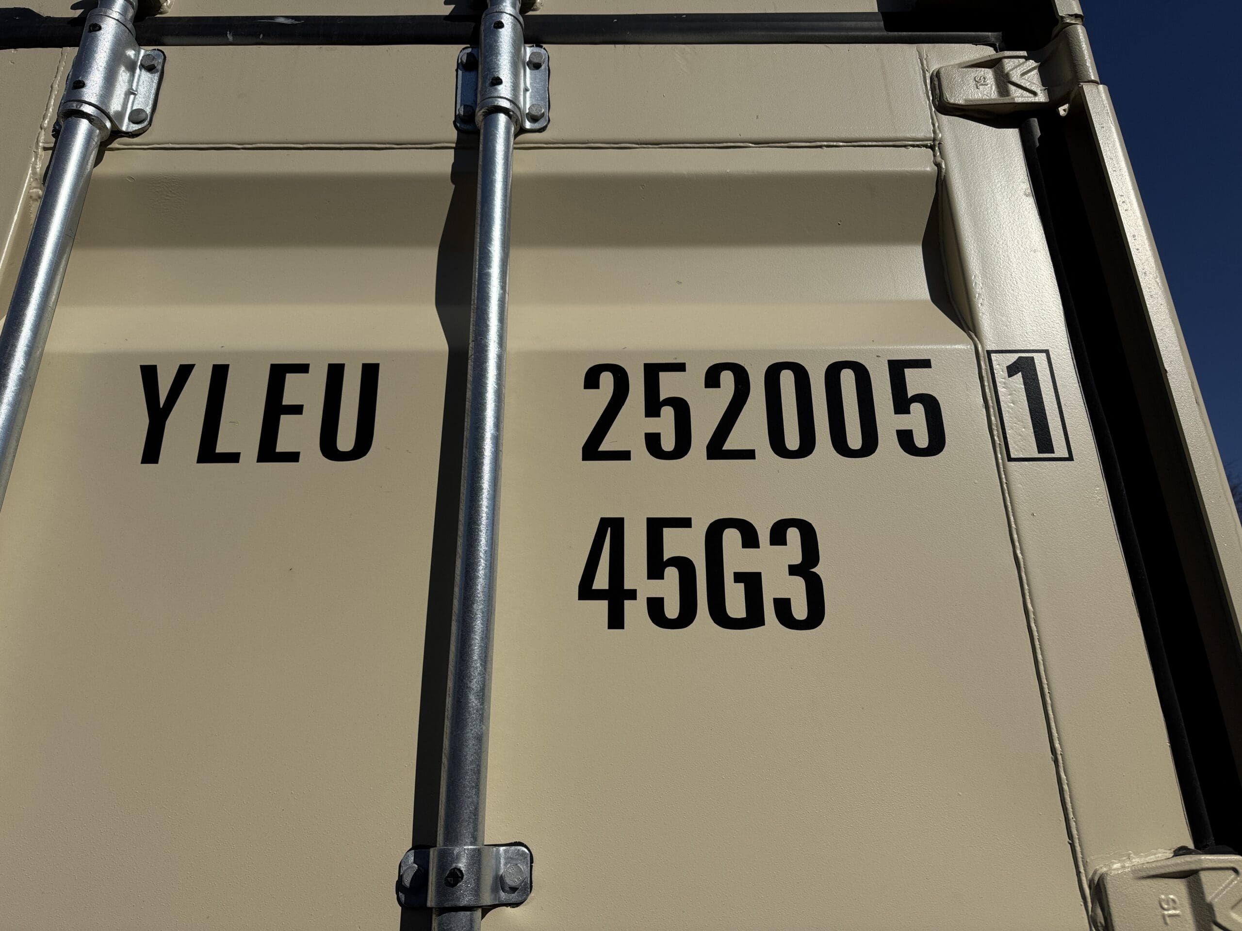 40ft New High Cube Shipping Container – Wind & Watertight – Beige — 40ft — new (image 2 of 12)