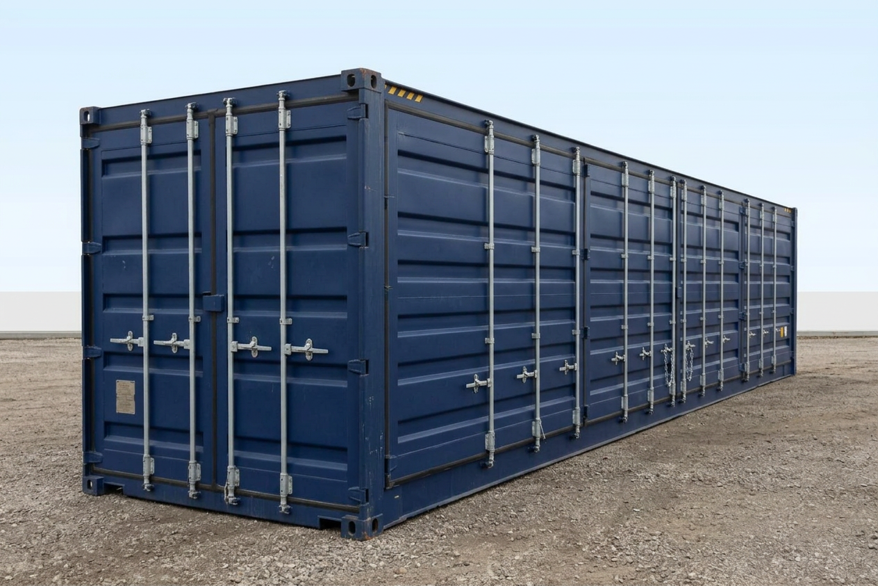 40Ft Full Side Access Container High Cube (9′ 6″ High) — 40ft — new — storage containers (image 5 of 6)