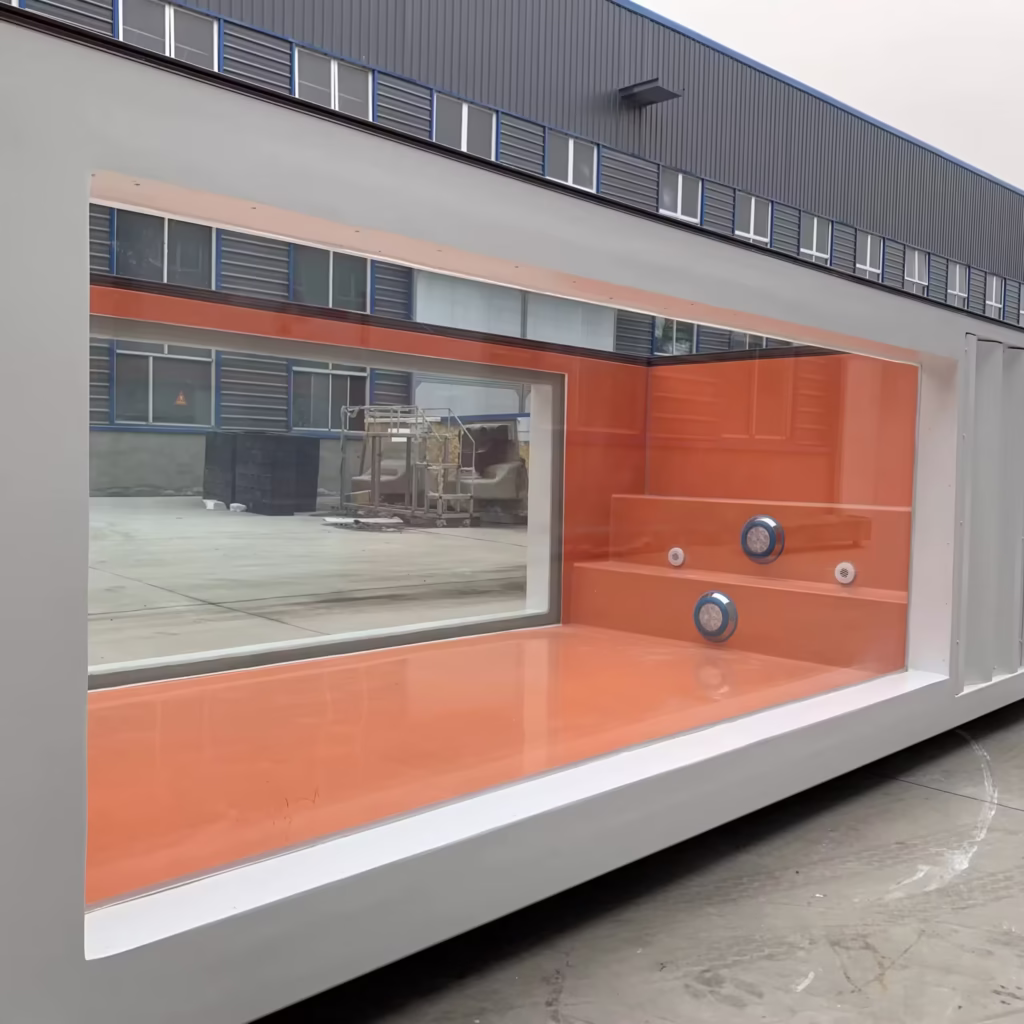 20ft Container Swimming Pool With Fiber Glass Window — 20ft — new (image 6 of 6)