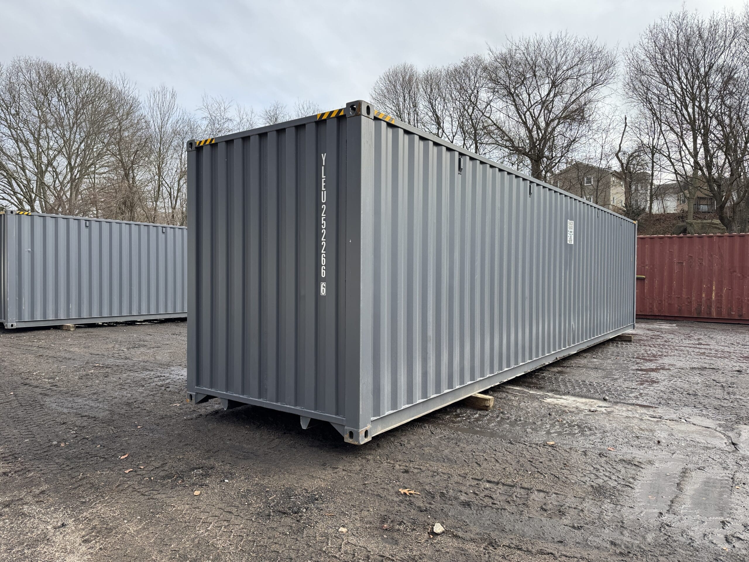 40ft New High Cube Shipping Container – Wind & Watertight – Dk Gray — 40ft — new (image 12 of 12)