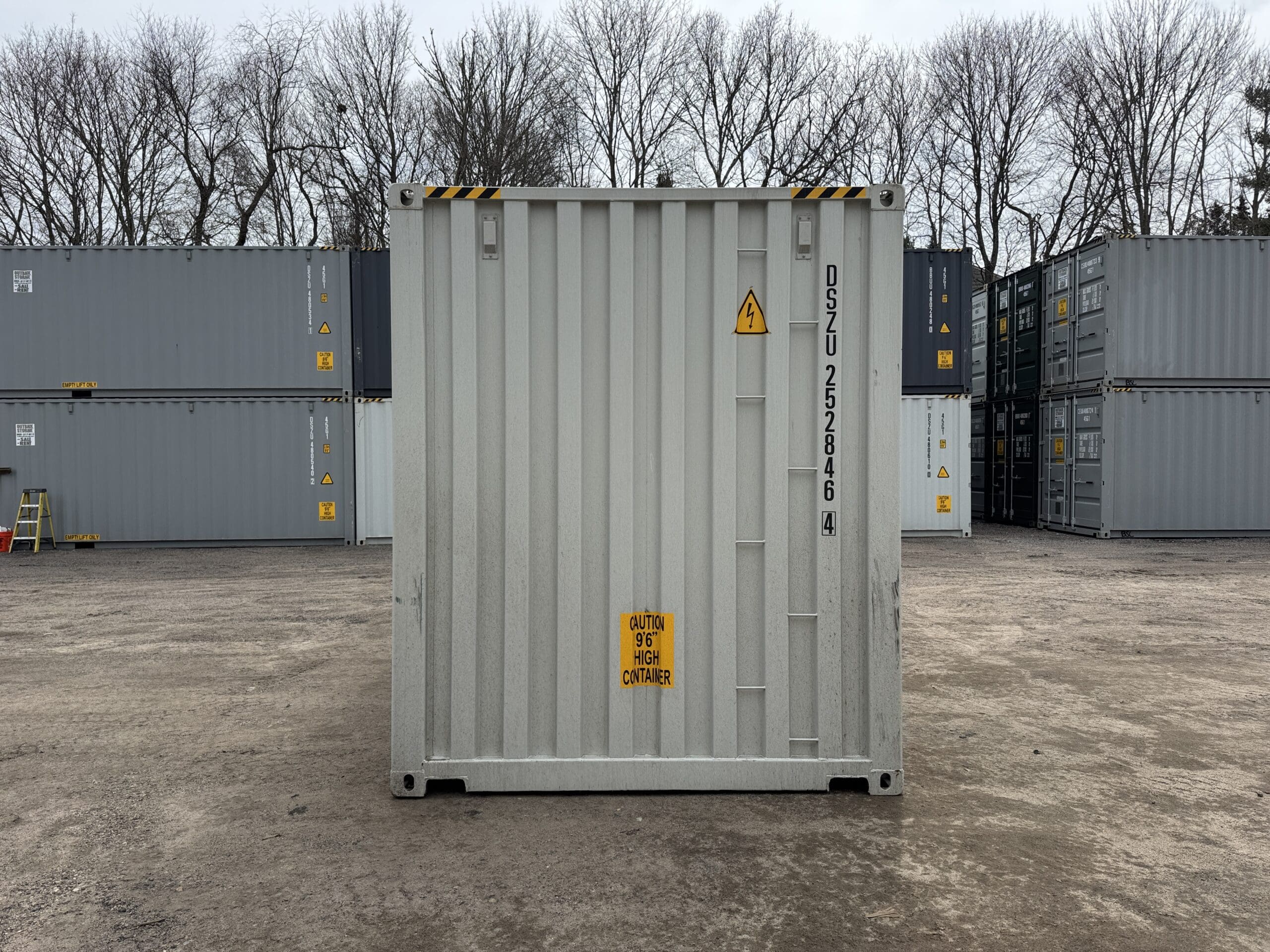 20ft New High Cube Shipping Container – Wind & Watertight – Gray — 20ft — new (image 10 of 12)